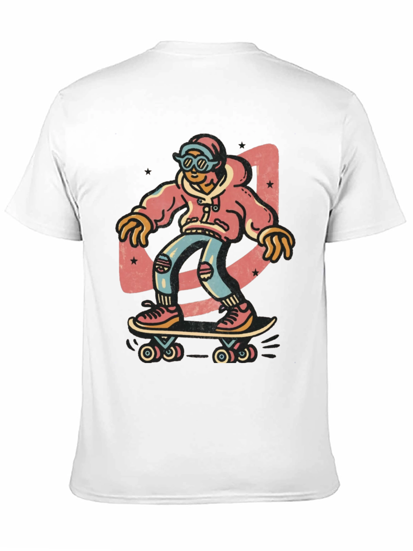 Skater Graphic Tee - Cool & Casual