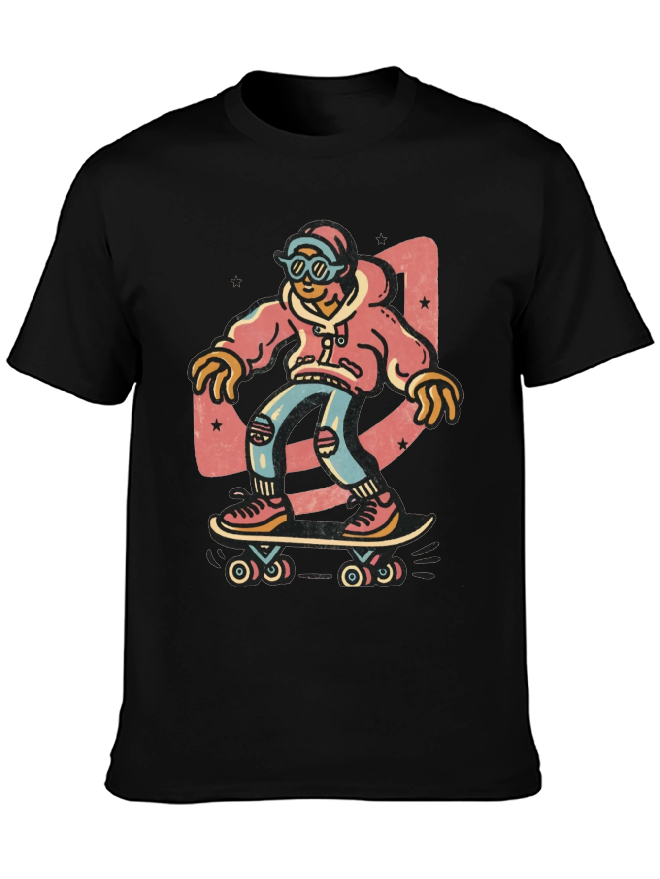 Skater Graphic Tee - Cool & Casual