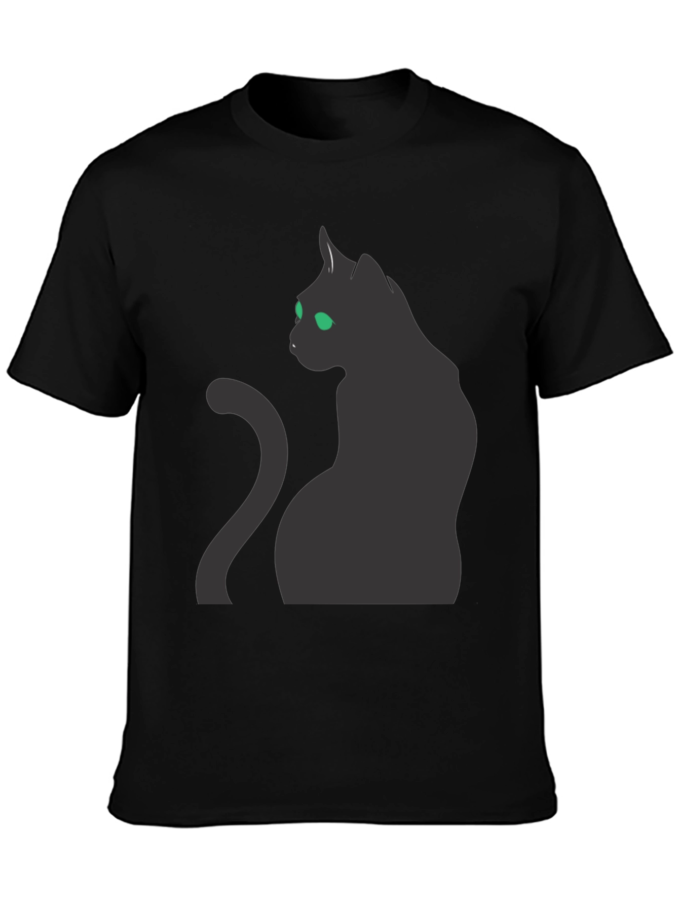 Black Cat Graphic Tee - Stylish & Comfortable