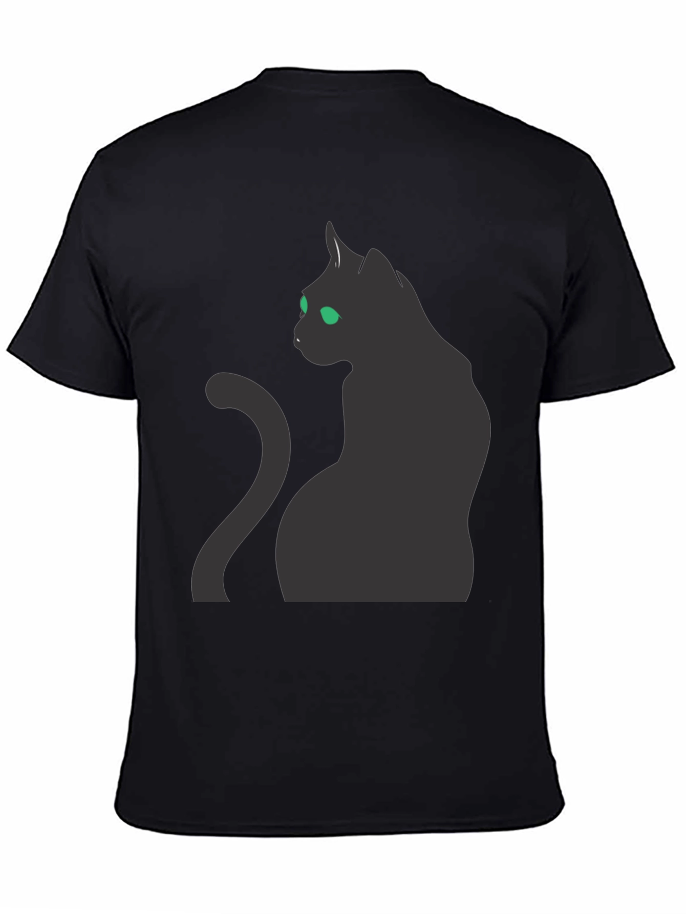 Black Cat Graphic Tee - Stylish & Comfortable