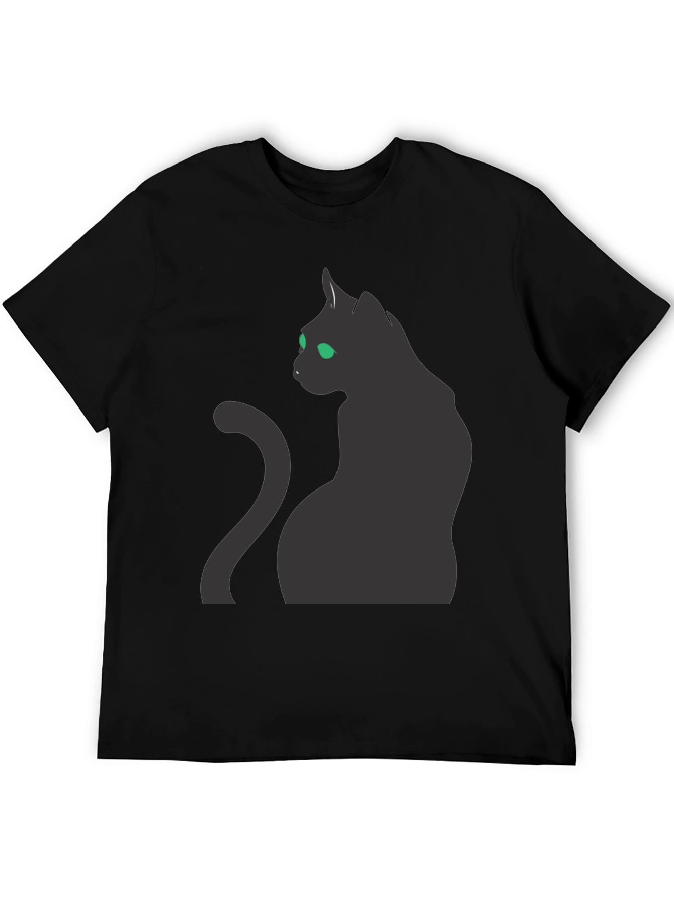 Black Cat Graphic Tee - Stylish & Comfortable