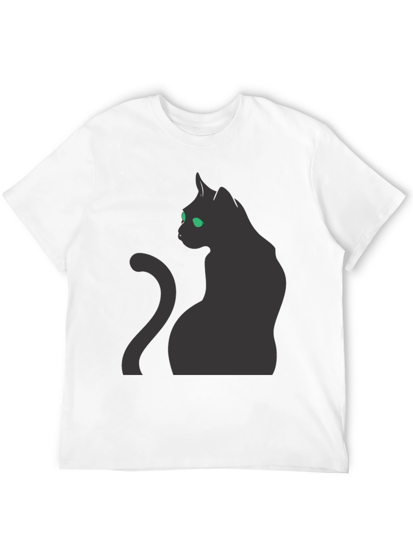 Black Cat Graphic Tee - Stylish & Comfortable