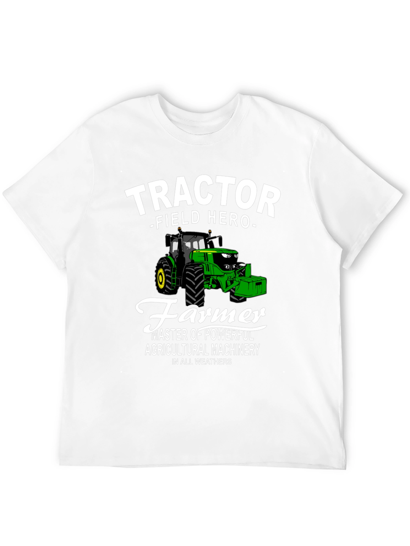 Tractor Field Hero Farmer Graphic T-Shirt