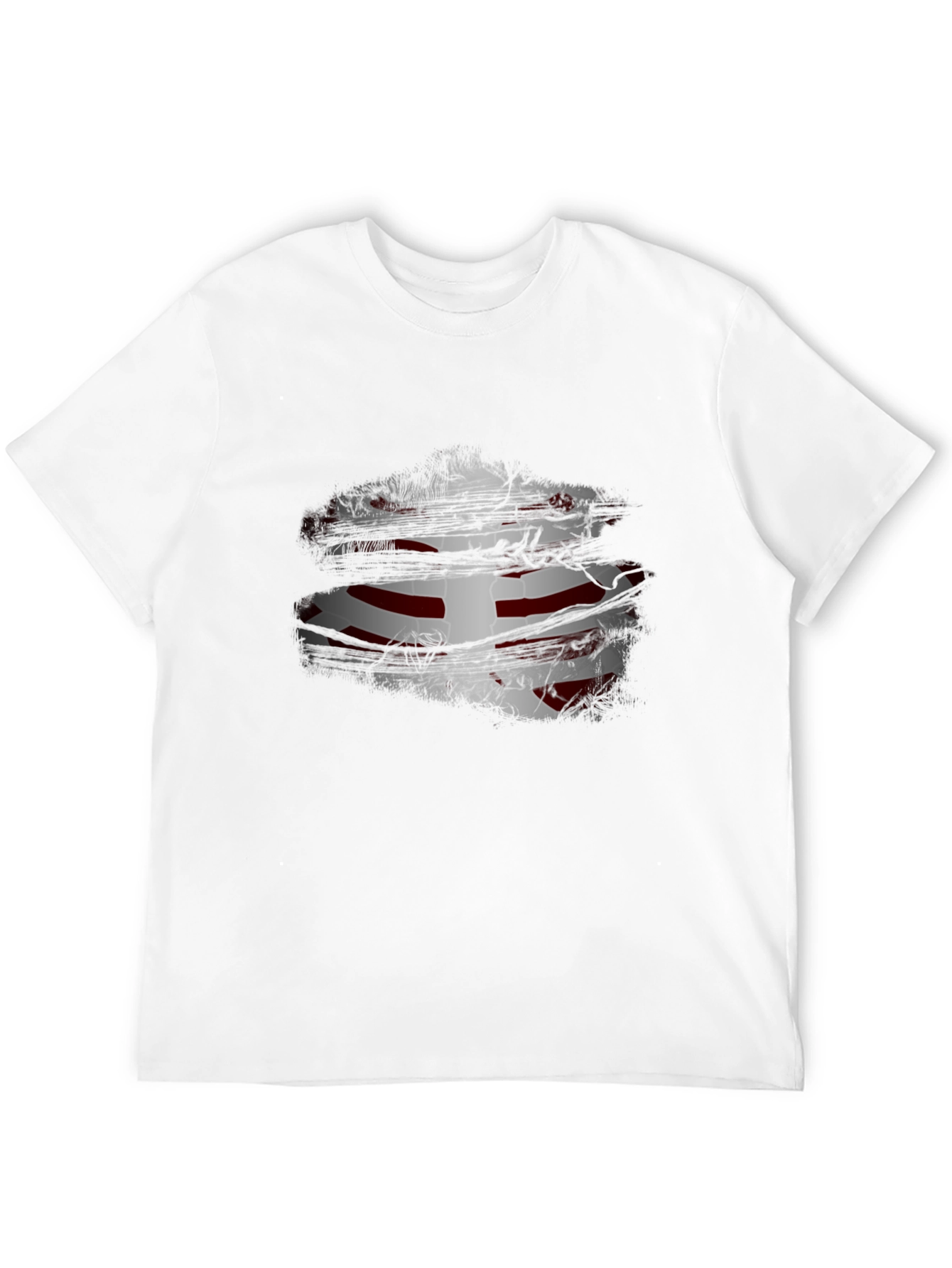 Ripped England Flag T-Shirt