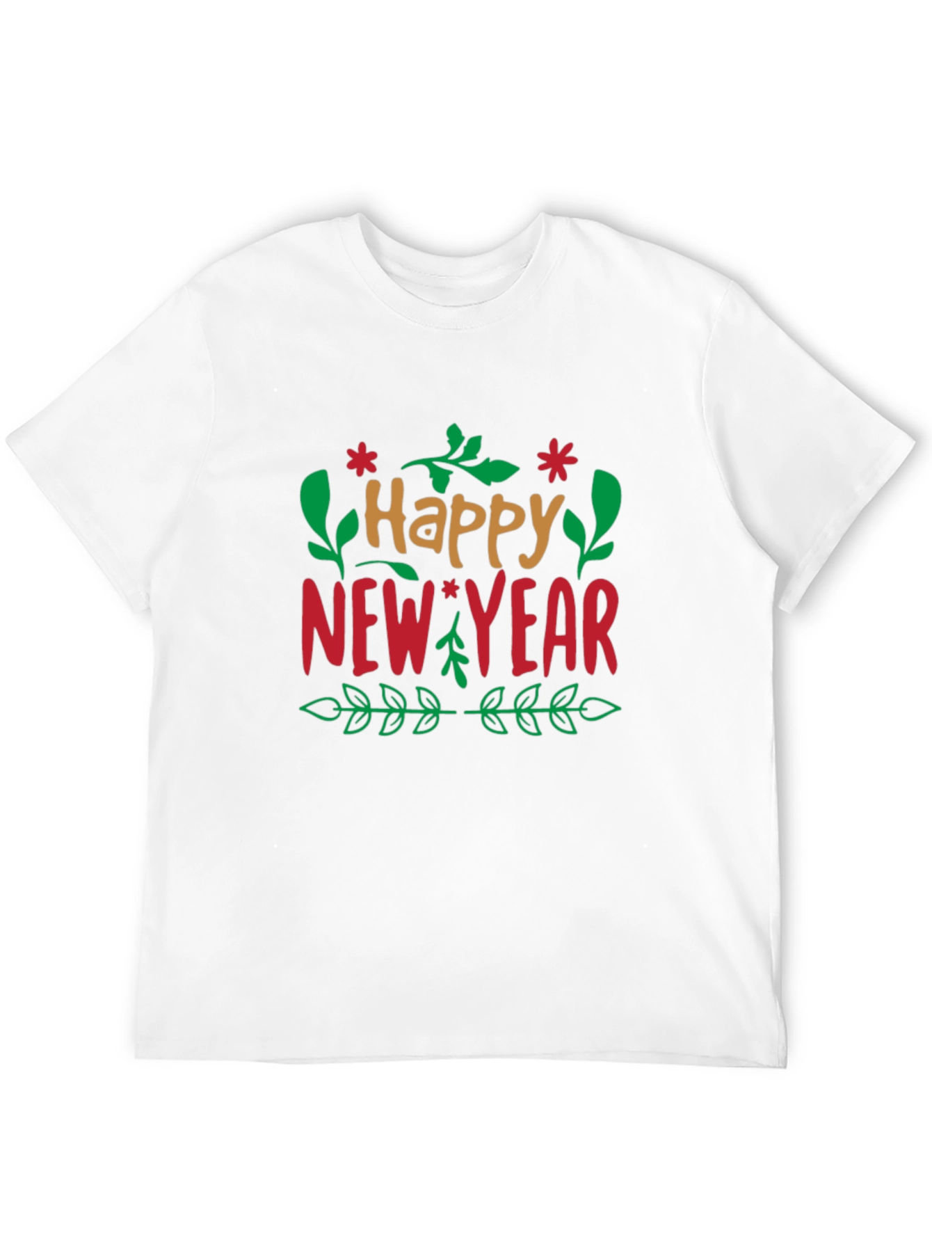 Happy New Year Graphic Tee - Holiday Celebration Shirt