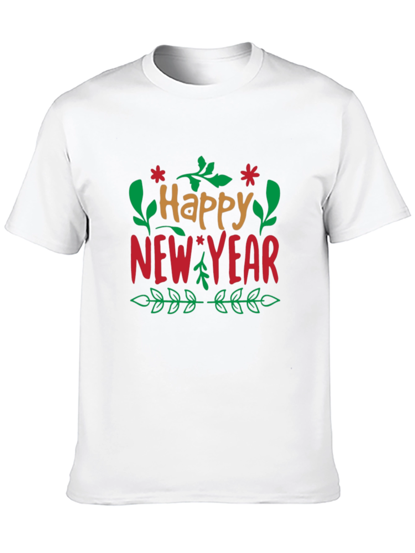 Happy New Year Graphic Tee - Holiday Celebration Shirt
