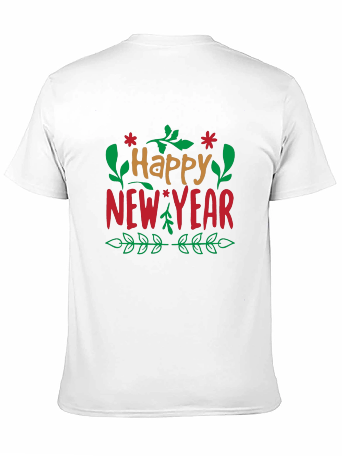 Happy New Year Graphic Tee - Holiday Celebration Shirt