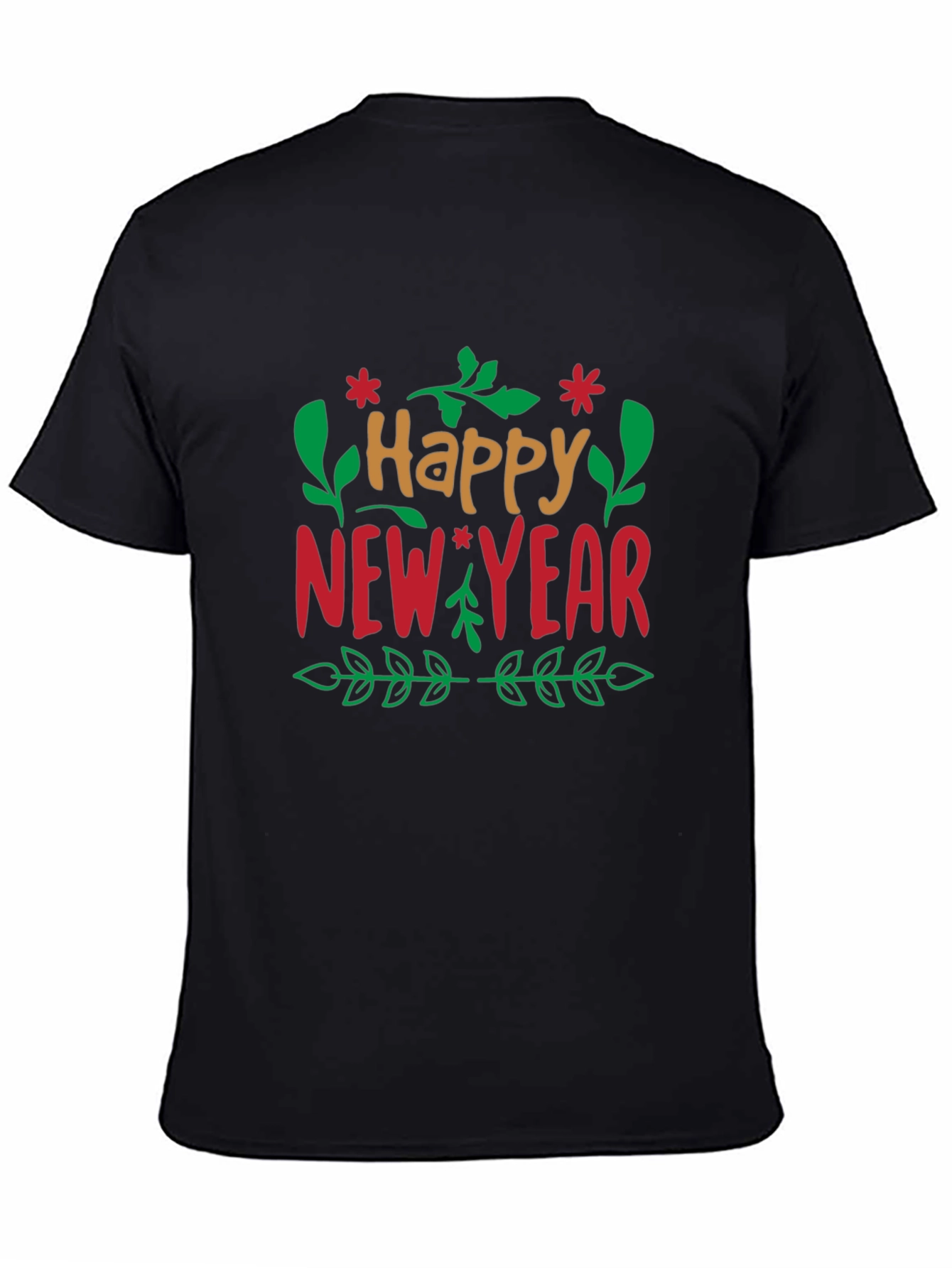 Happy New Year Graphic Tee - Holiday Celebration Shirt