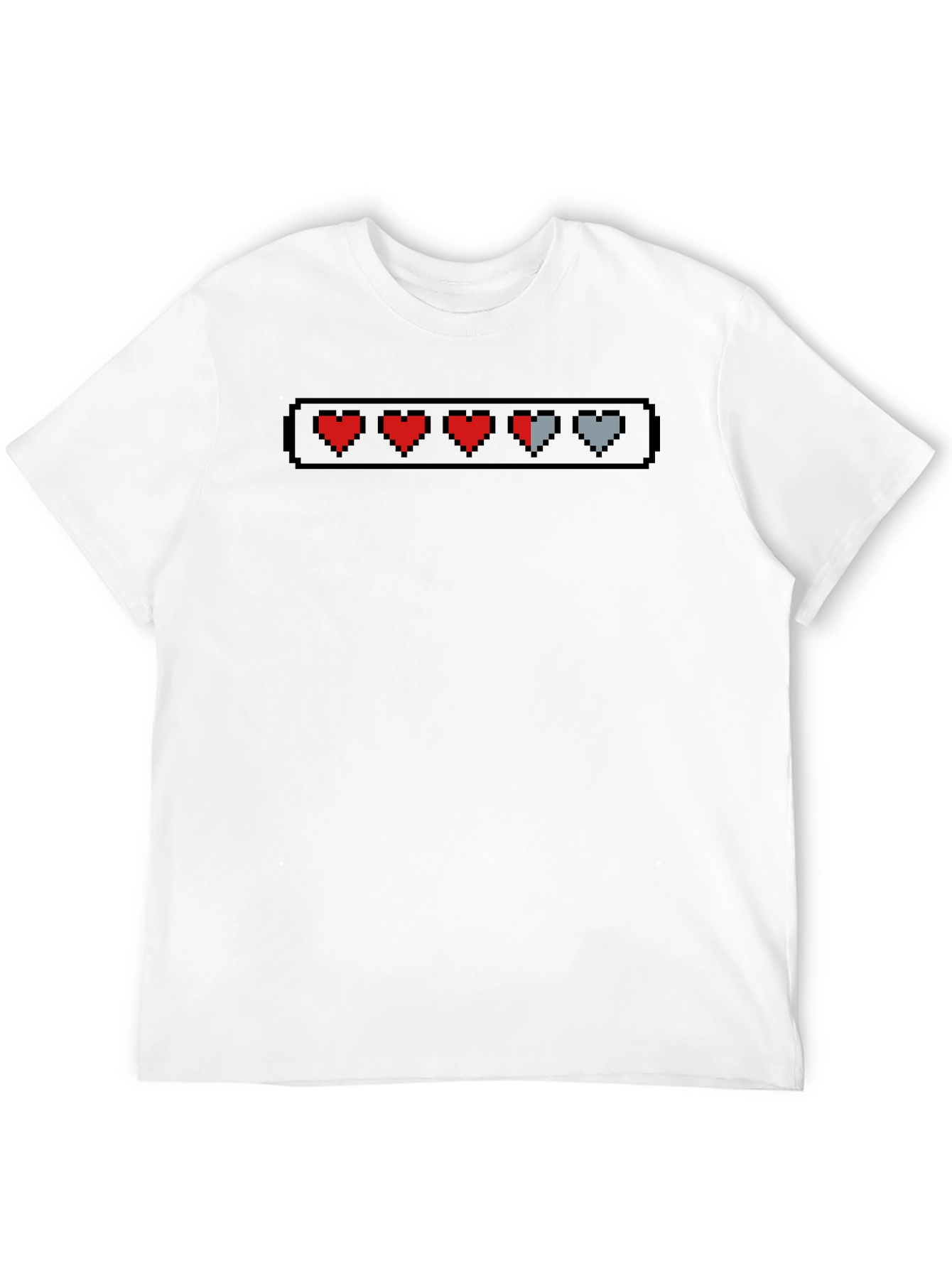 Gamer Life Pixel Health Bar T-Shirt
