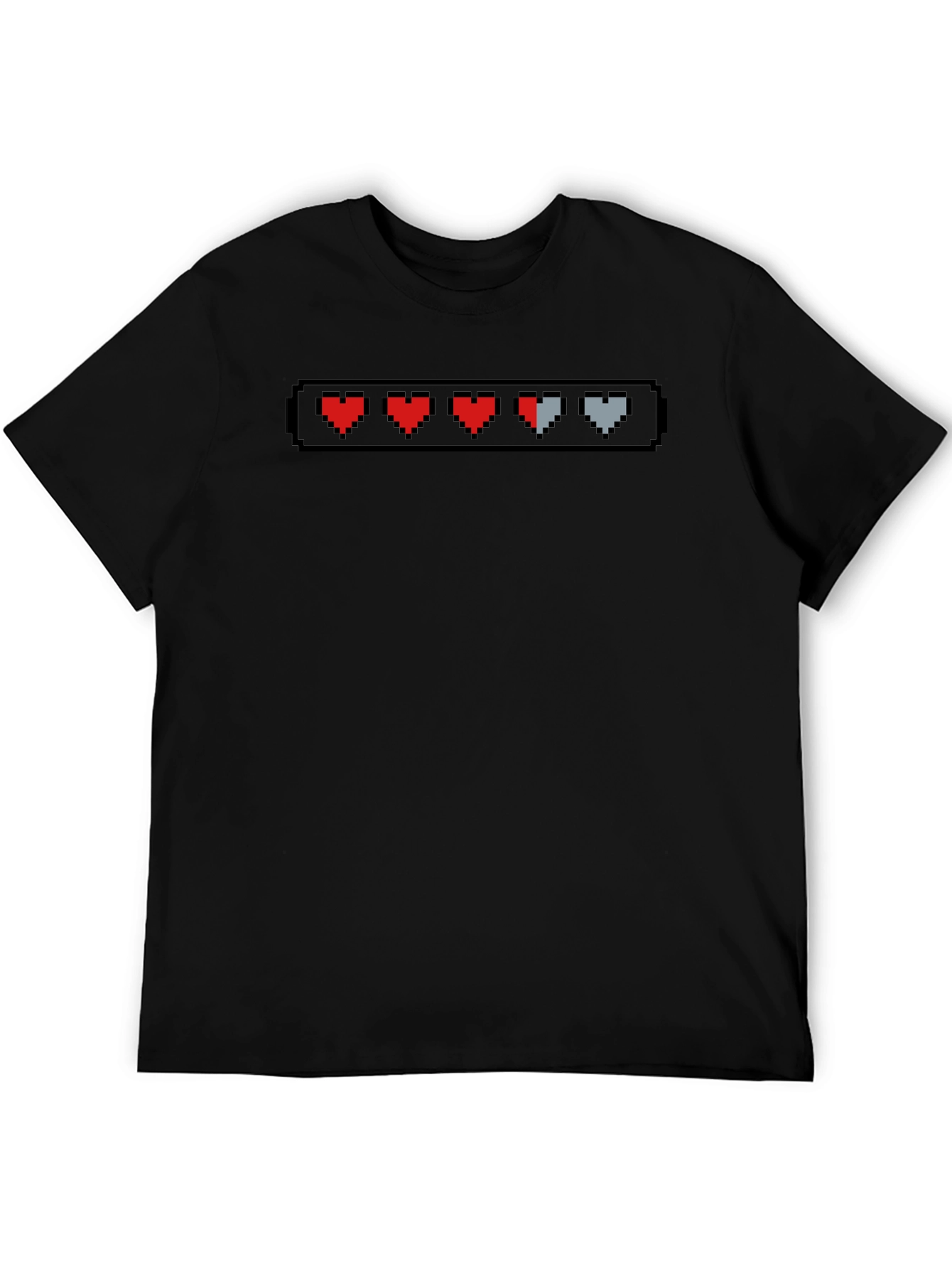 Gamer Life Pixel Health Bar T-Shirt