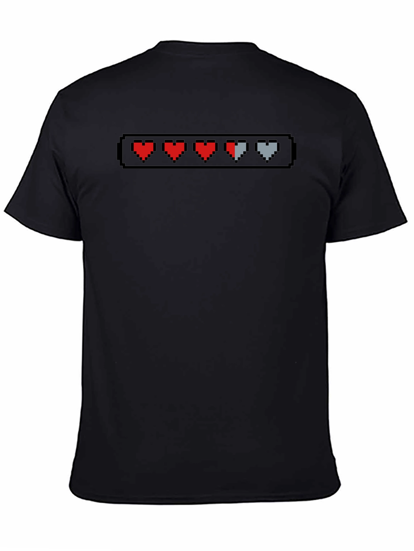 Gamer Life Pixel Health Bar T-Shirt