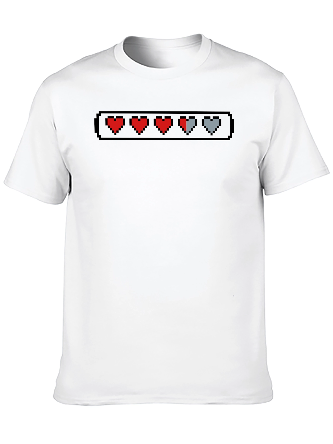 Gamer Life Pixel Health Bar T-Shirt