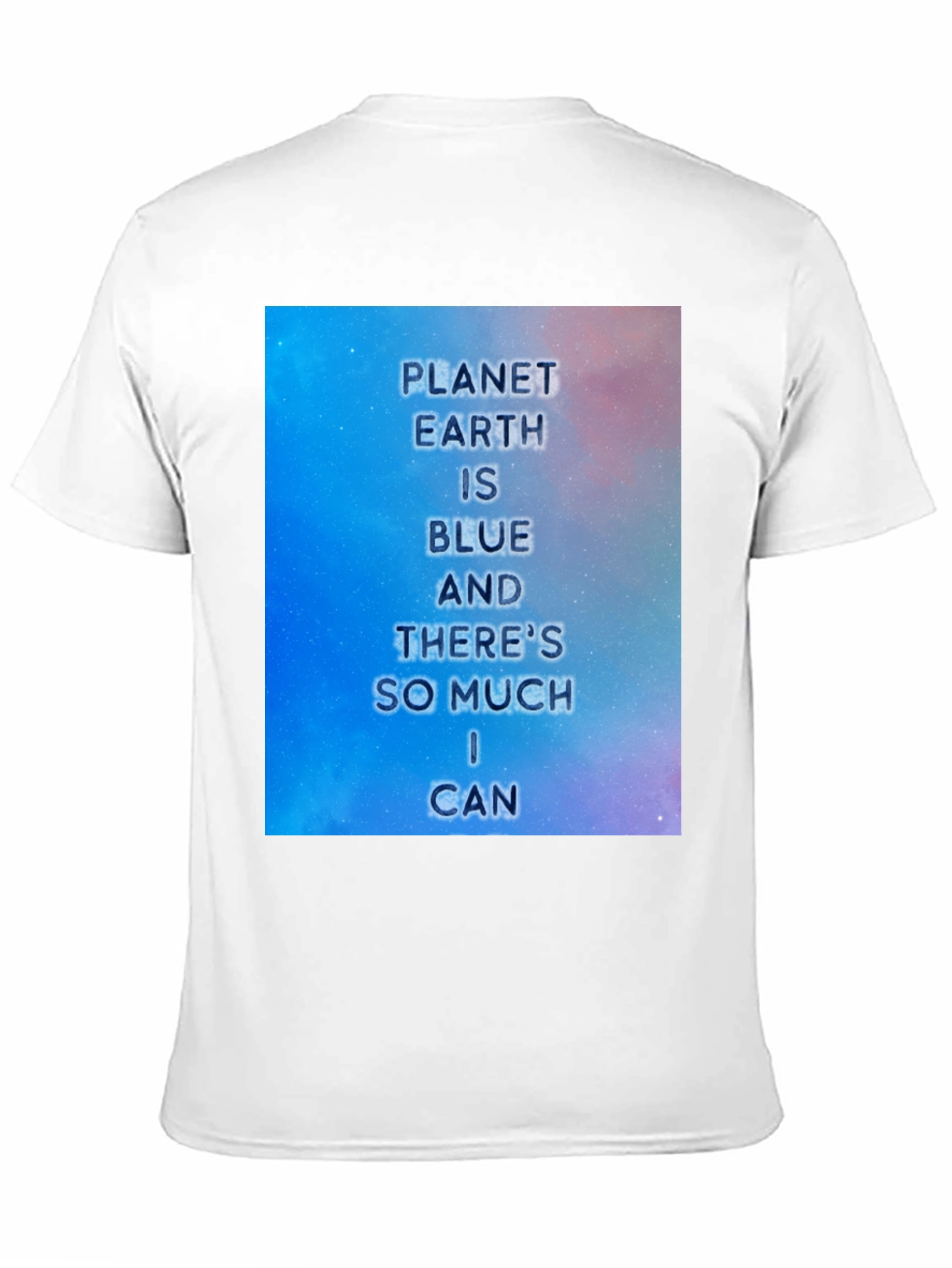 Planet Earth Tee - Blue & Inspirational Graphic Shirt
