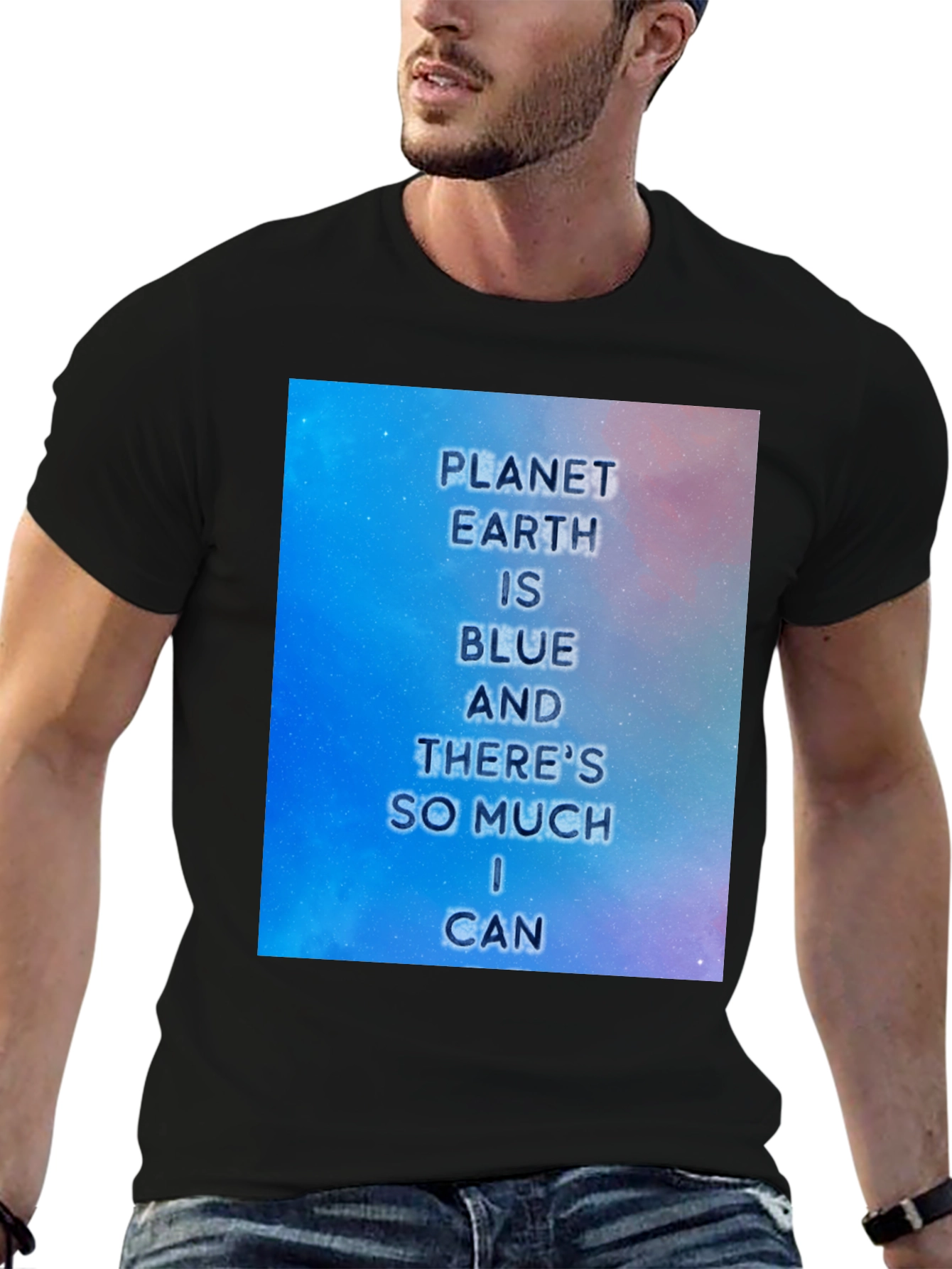 Planet Earth Tee - Blue & Inspirational Graphic Shirt