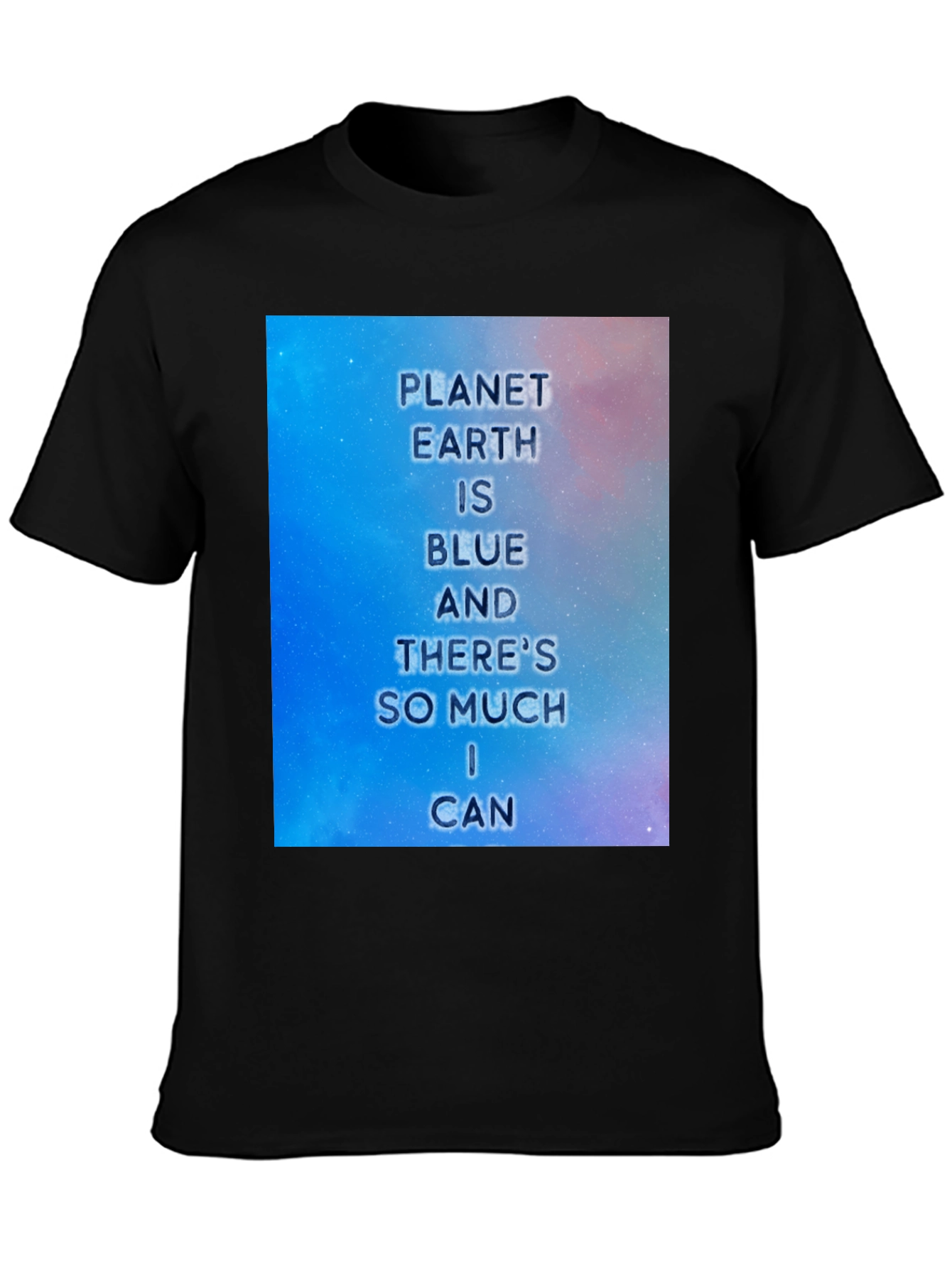 Planet Earth Tee - Blue & Inspirational Graphic Shirt