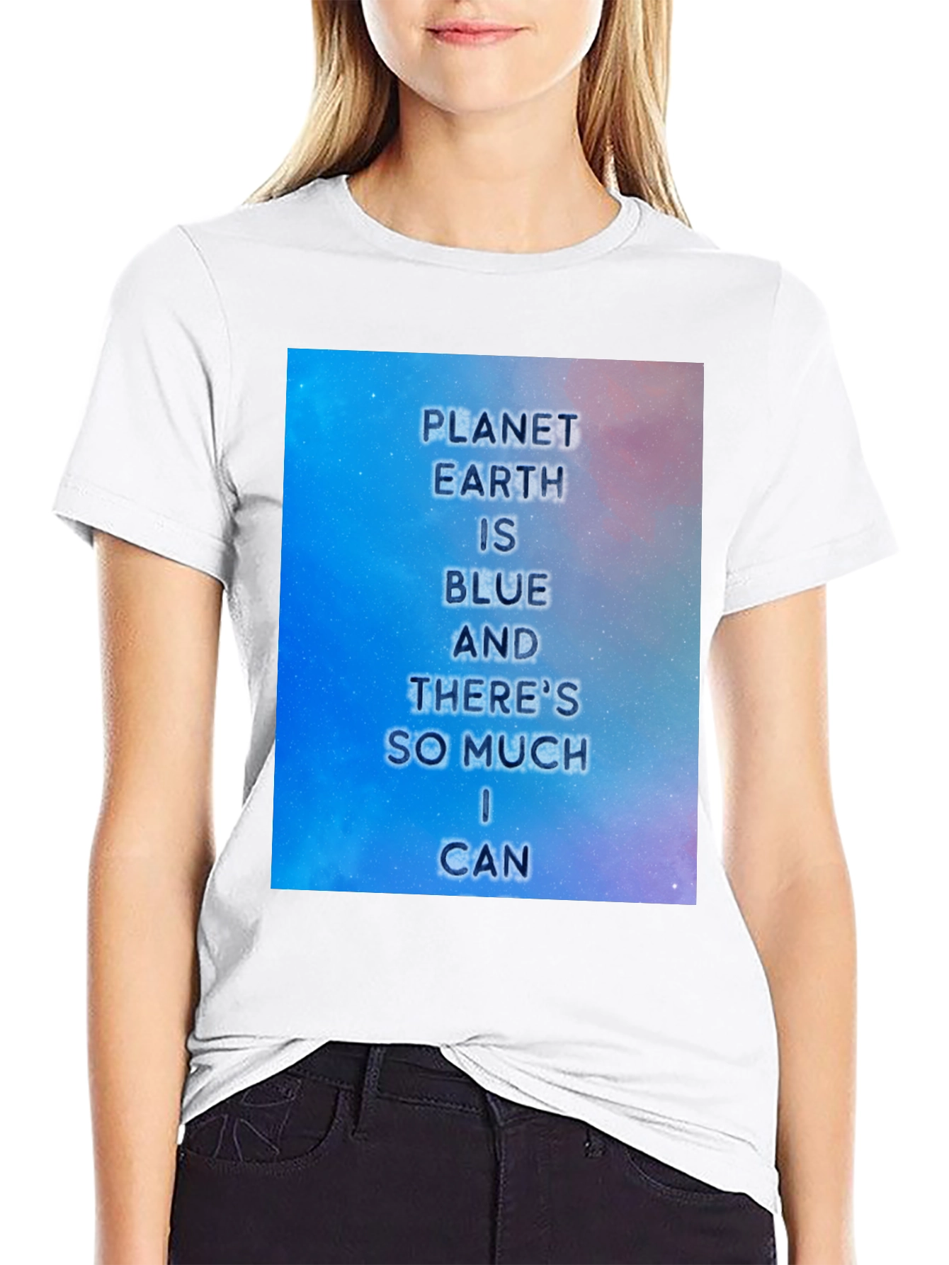 Planet Earth Tee - Blue & Inspirational Graphic Shirt