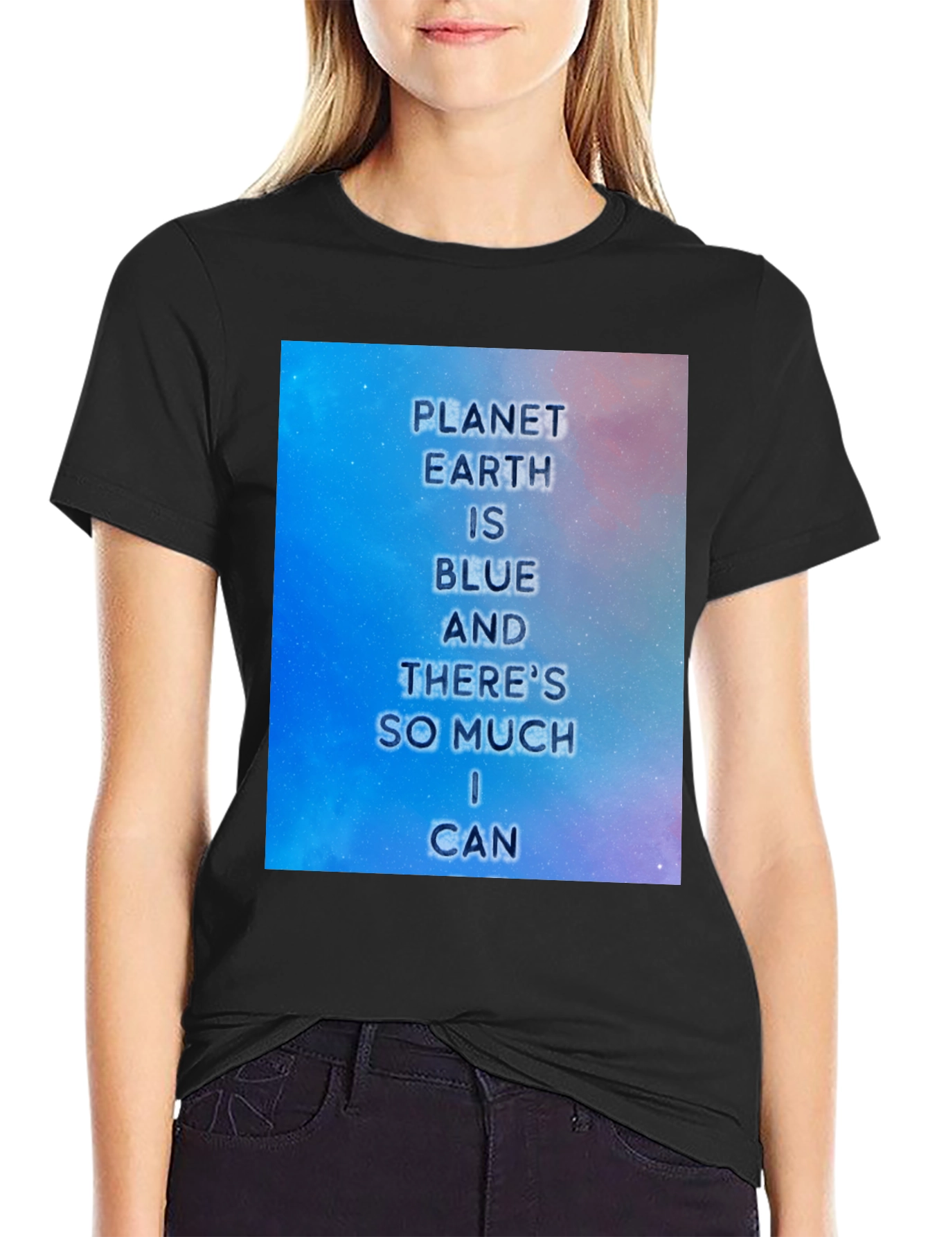 Planet Earth Tee - Blue & Inspirational Graphic Shirt