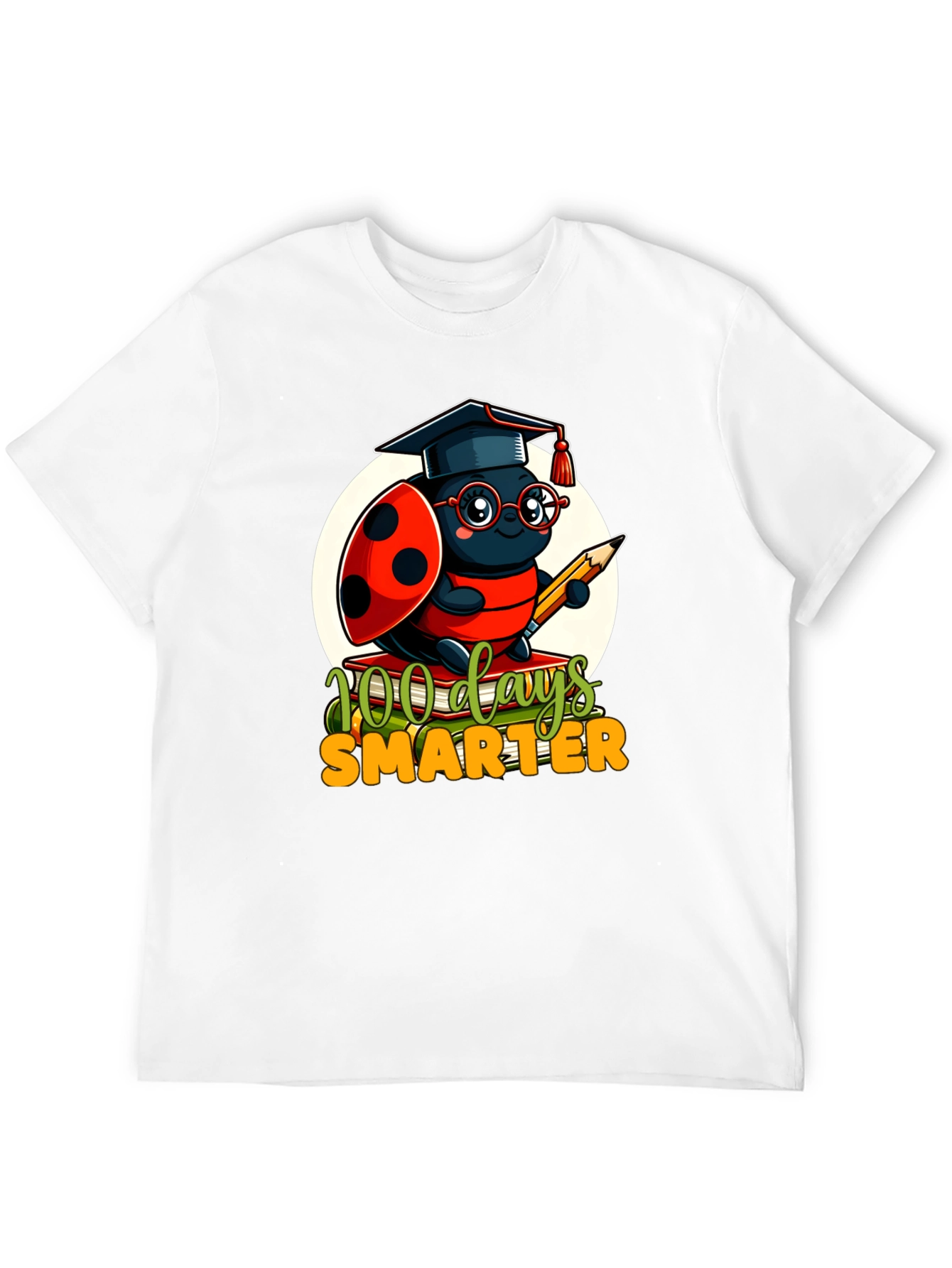 100 Days Smarter Ladybug T-Shirt