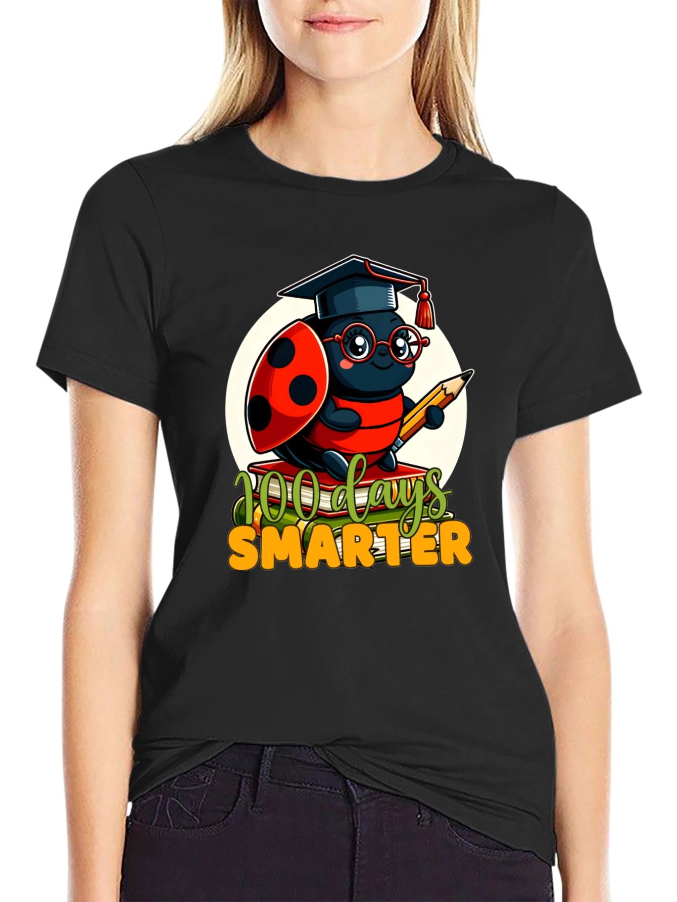 100 Days Smarter Ladybug T-Shirt