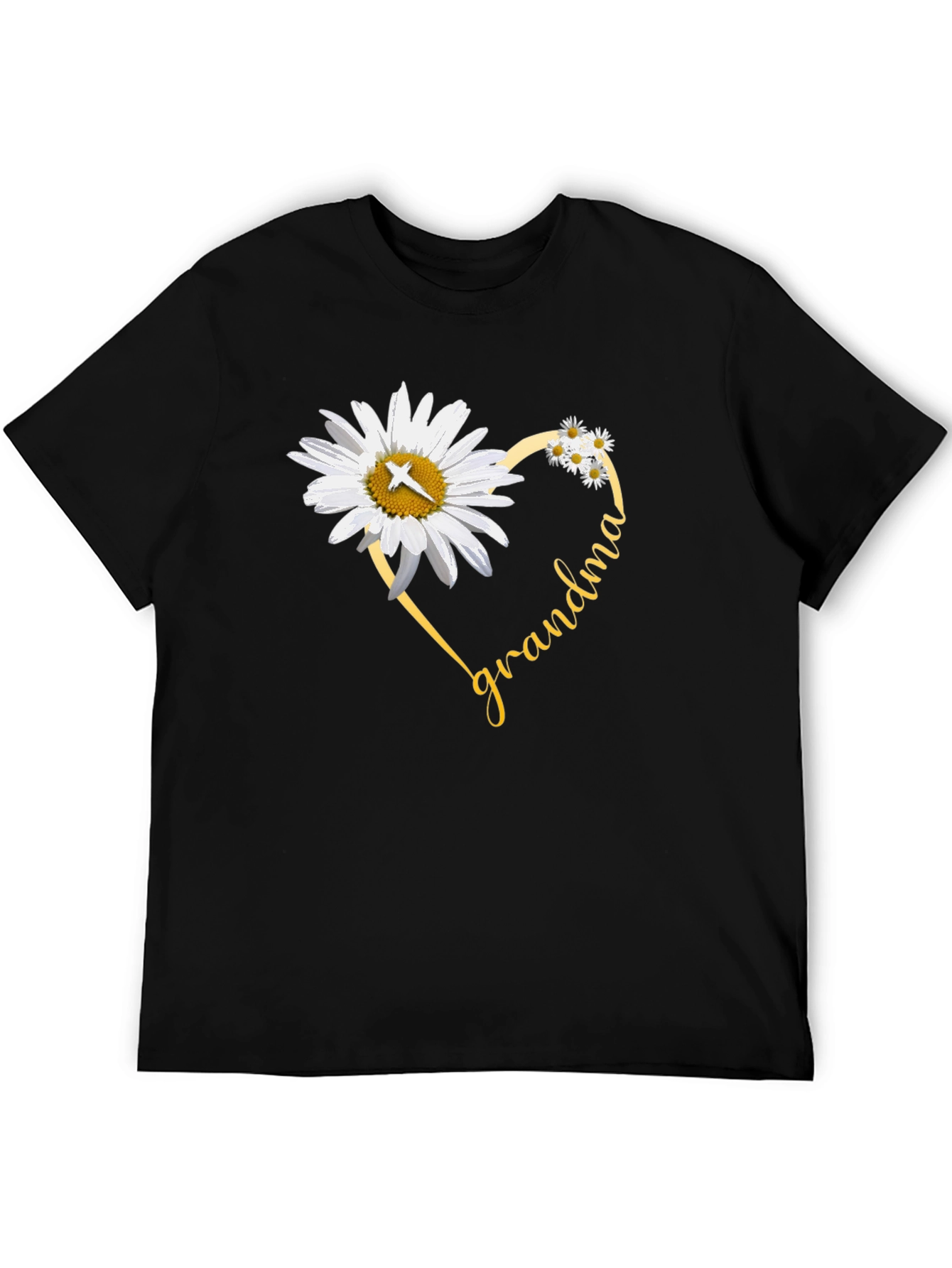 Grandma Daisy Heart T-Shirt