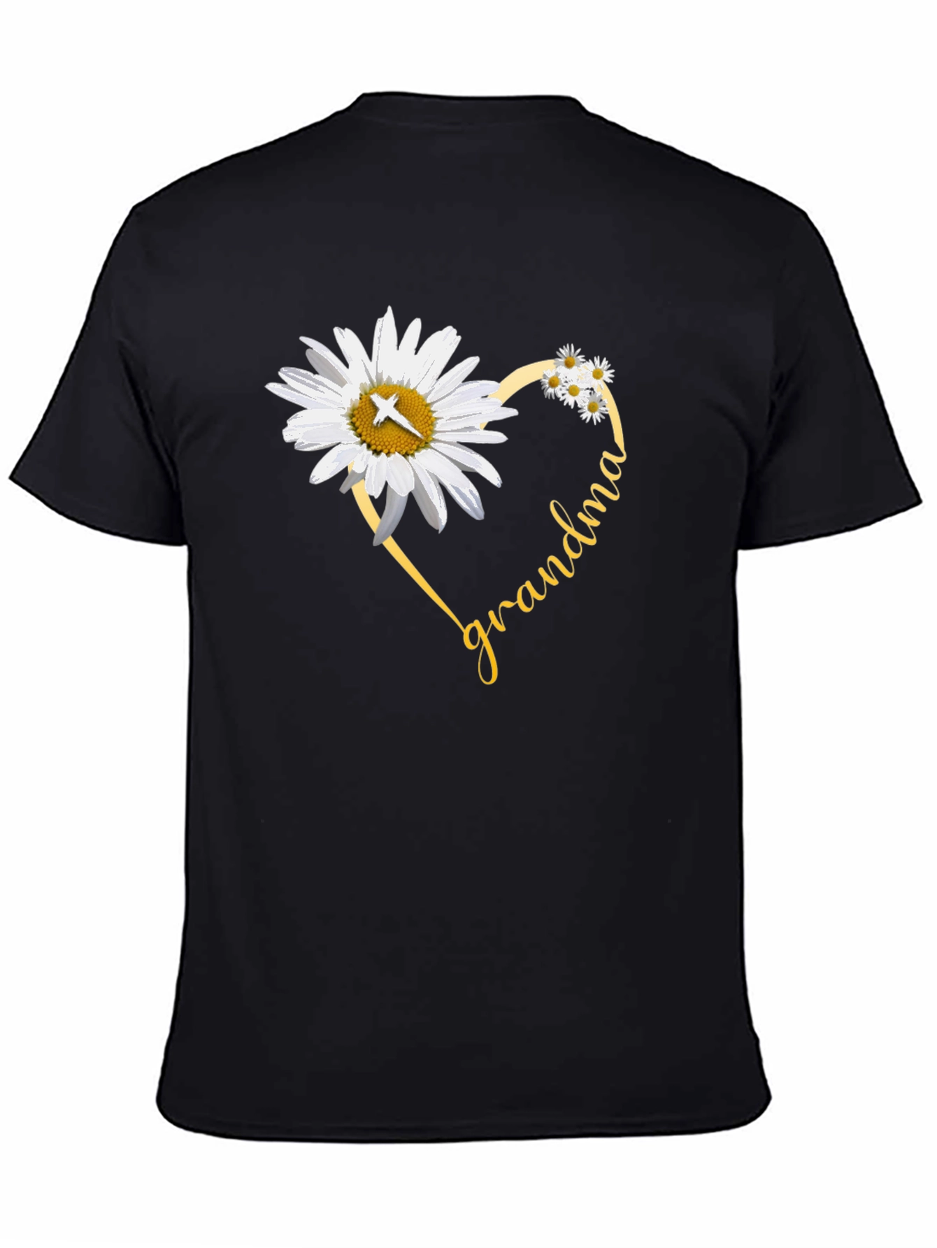 Grandma Daisy Heart T-Shirt
