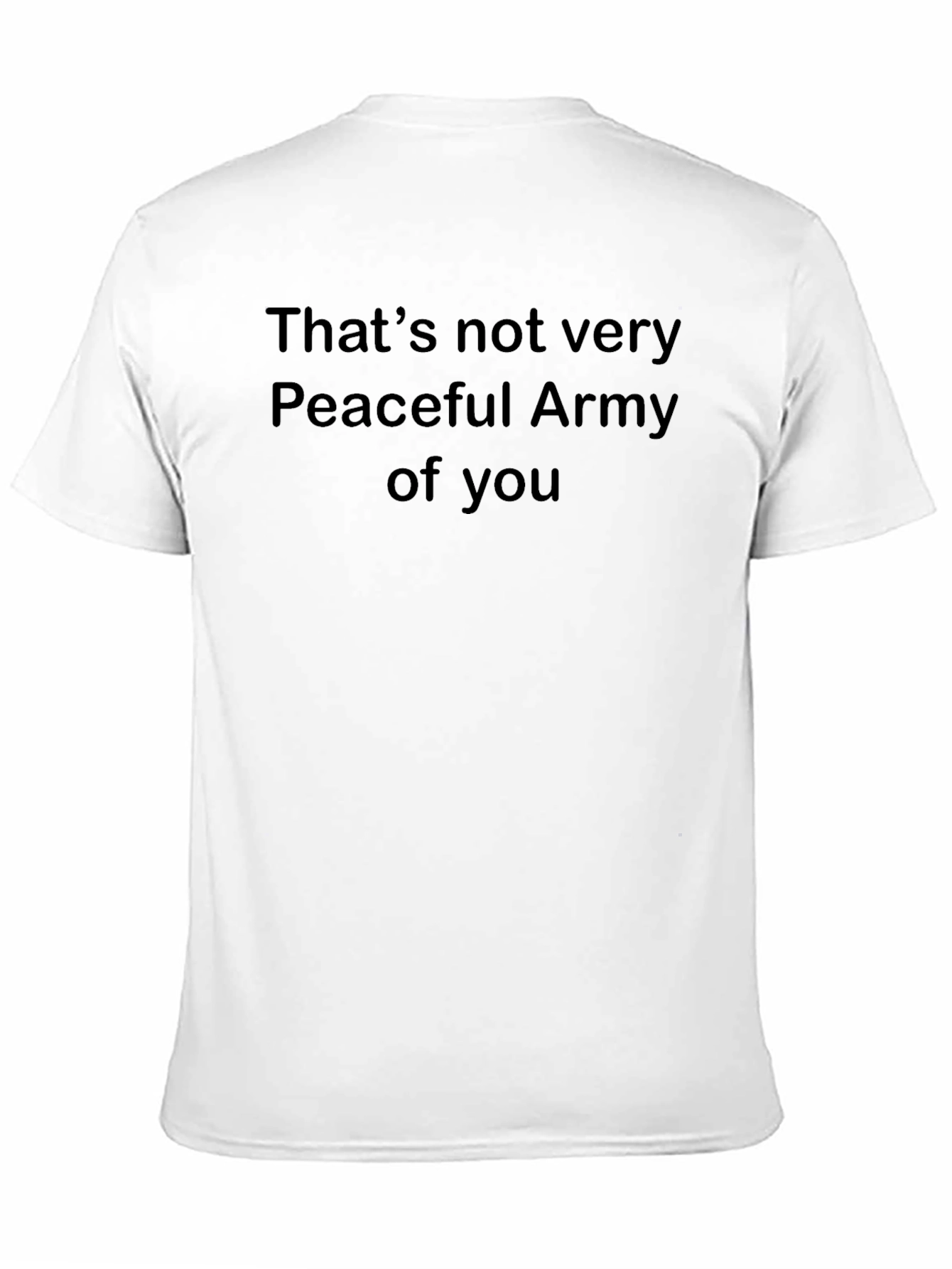 Peaceful Army Graphic T-Shirt - Soft Cotton Blend
