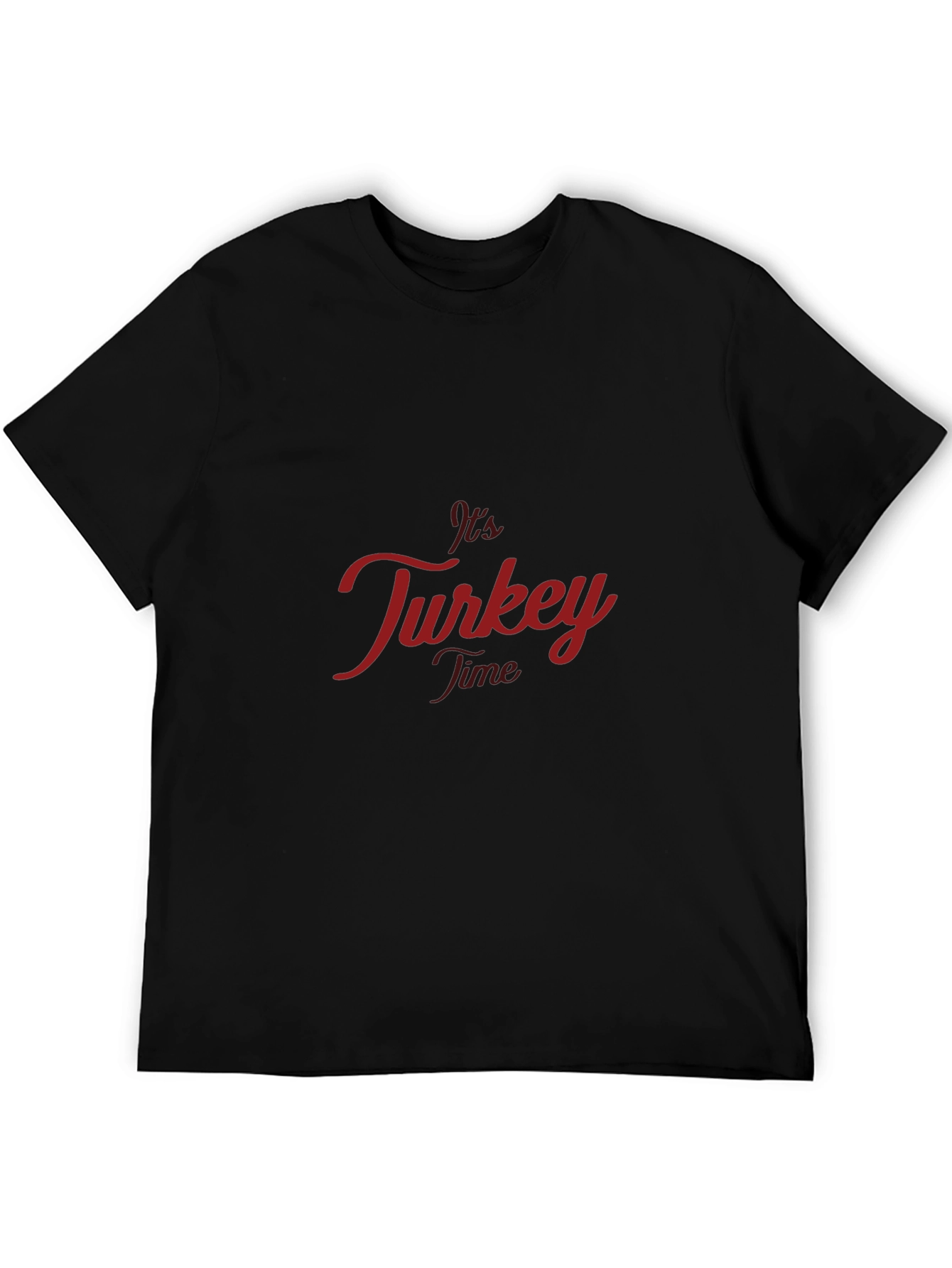 Its Turkey Time Black T-Shirt