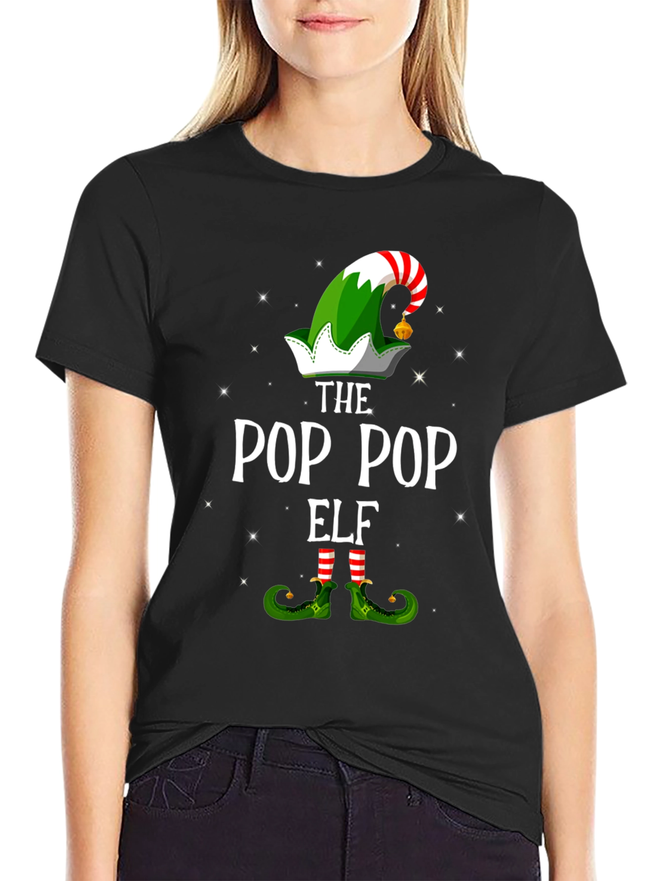 Pop Pop Elf Christmas T-Shirt