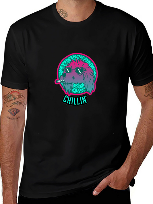 Chillin Dog Graphic Tee - Cool Casual Style