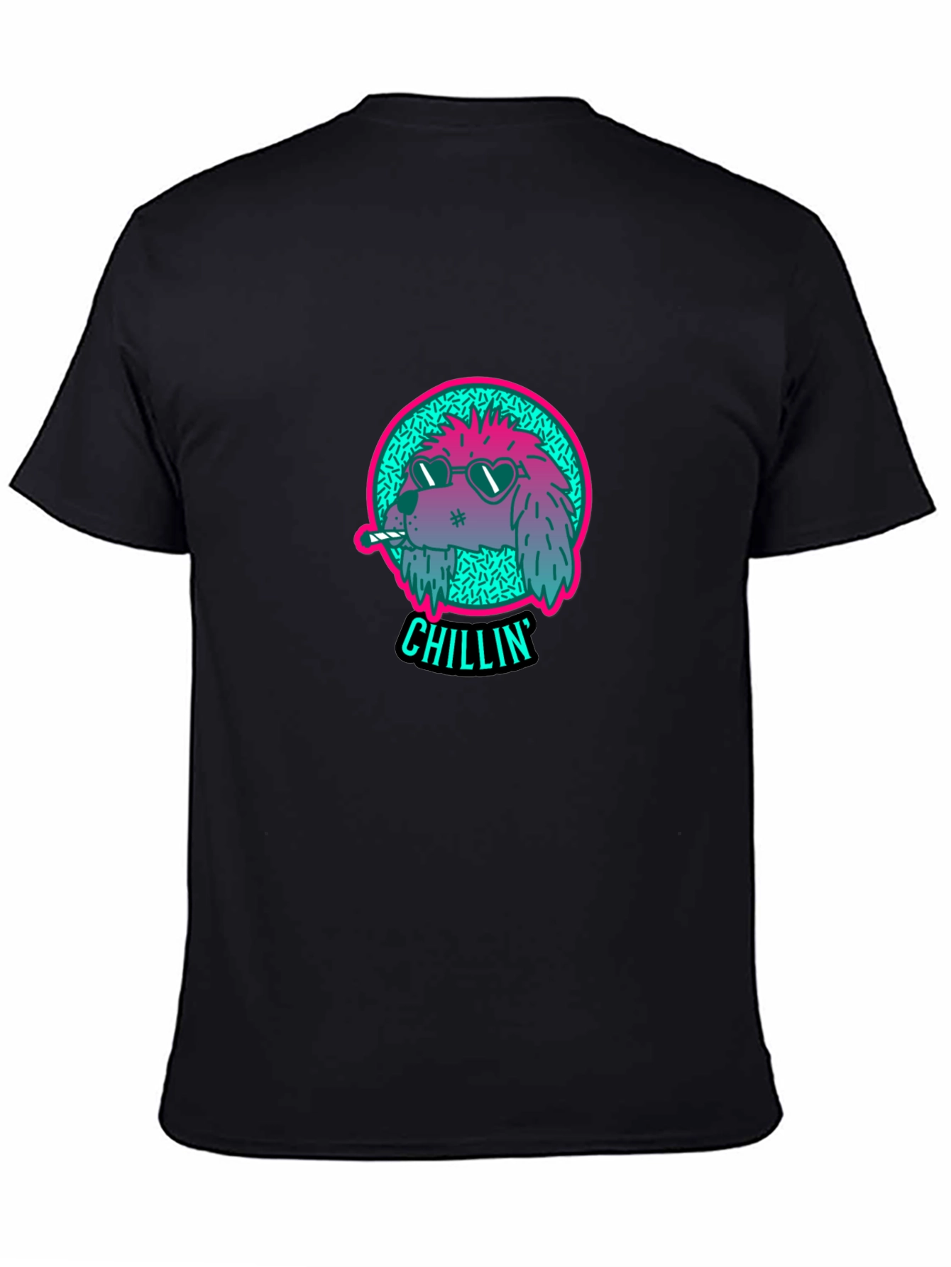 Chillin Dog Graphic Tee - Cool Casual Style