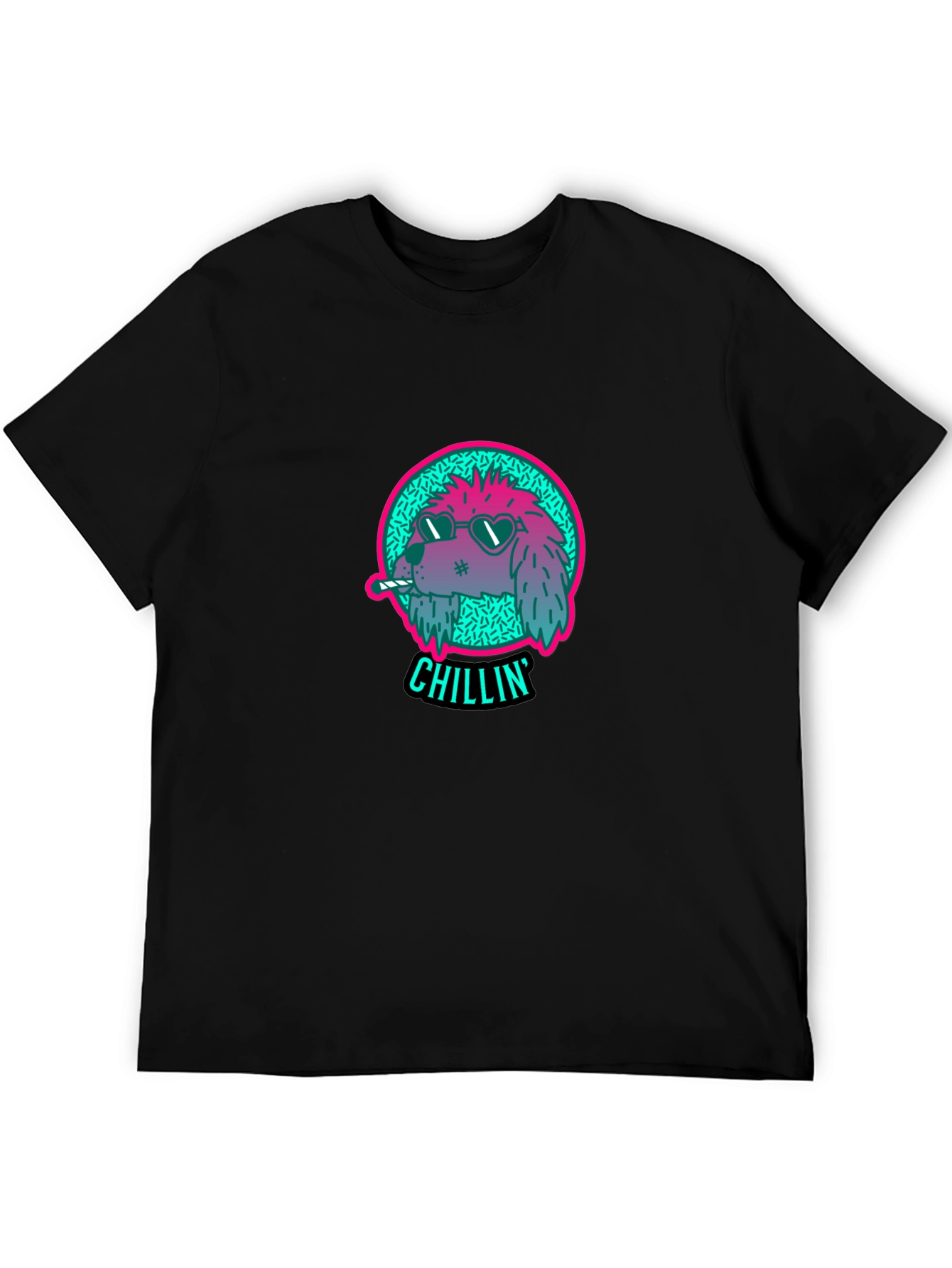 Chillin Dog Graphic Tee - Cool Casual Style