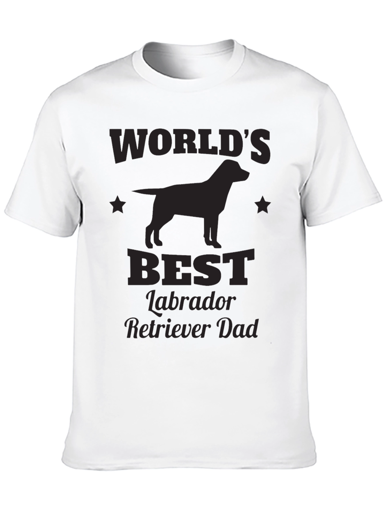 Worlds Best Labrador Retriever Dad T-Shirt