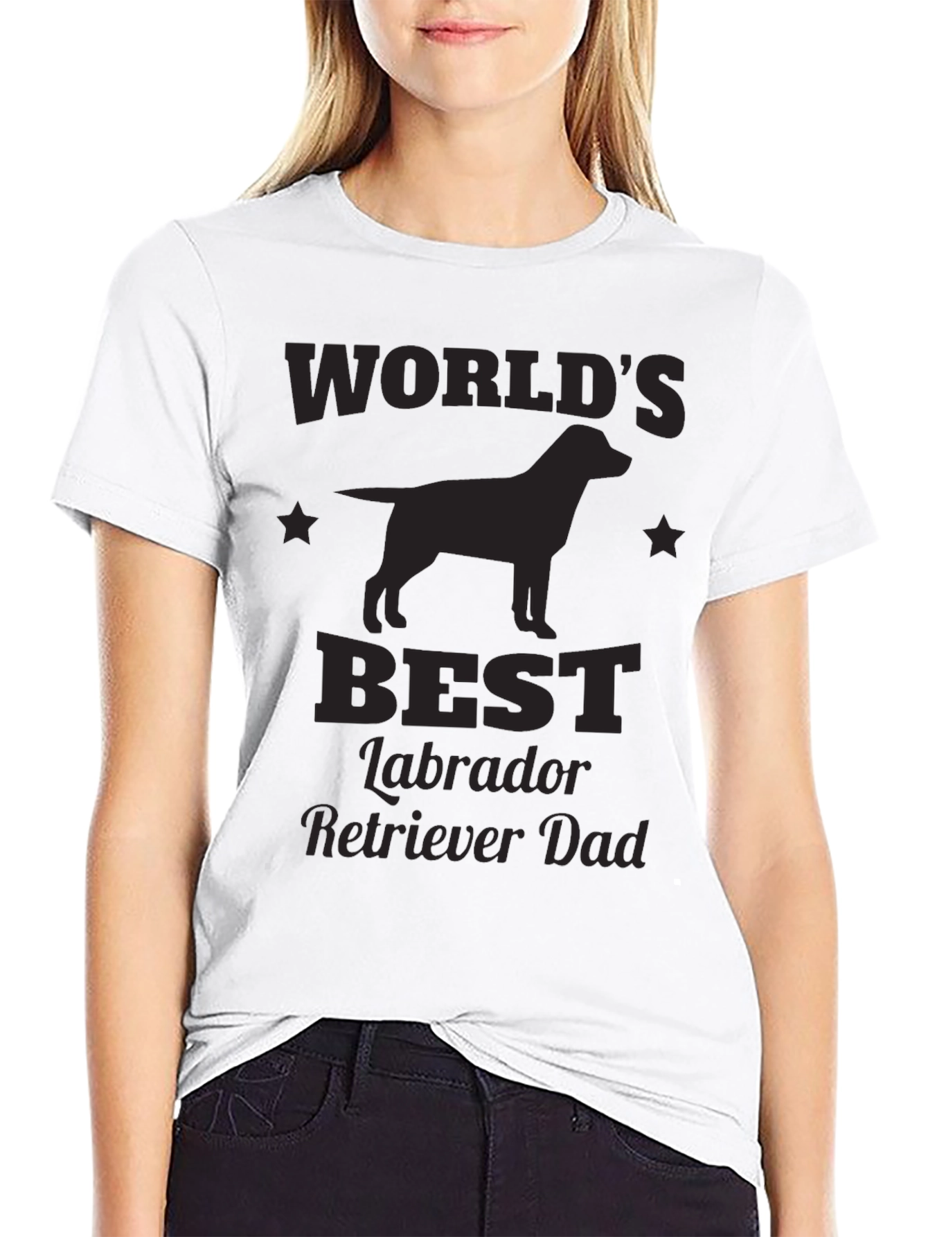 Worlds Best Labrador Retriever Dad T-Shirt