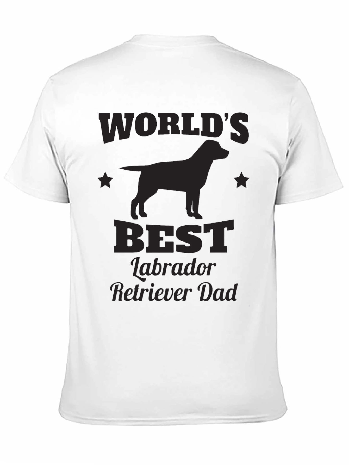 Worlds Best Labrador Retriever Dad T-Shirt