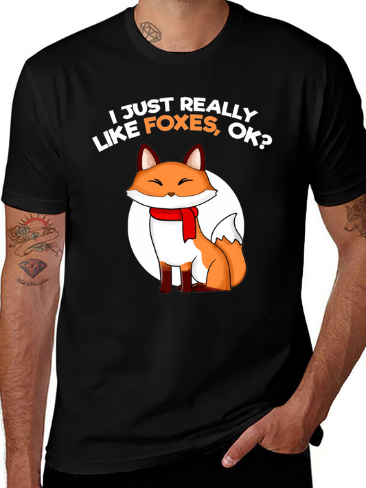 I Like Foxes T-Shirt Cute Animal Tee