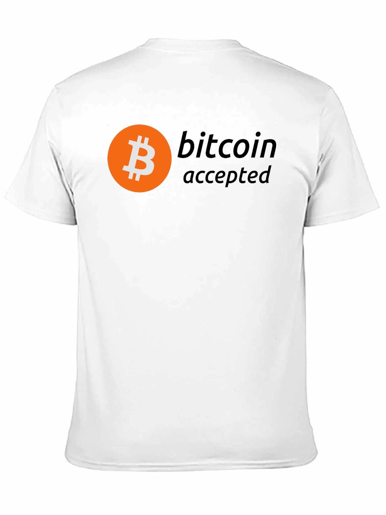 Bitcoin Accepted Black T-Shirt