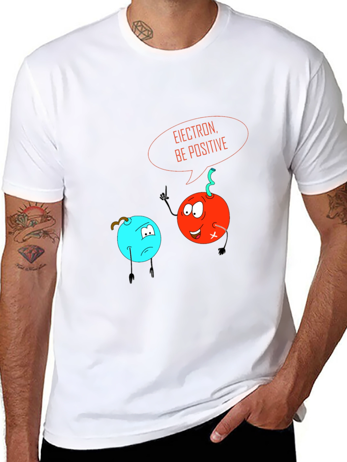 Electron Be Positive Graphic T-Shirt