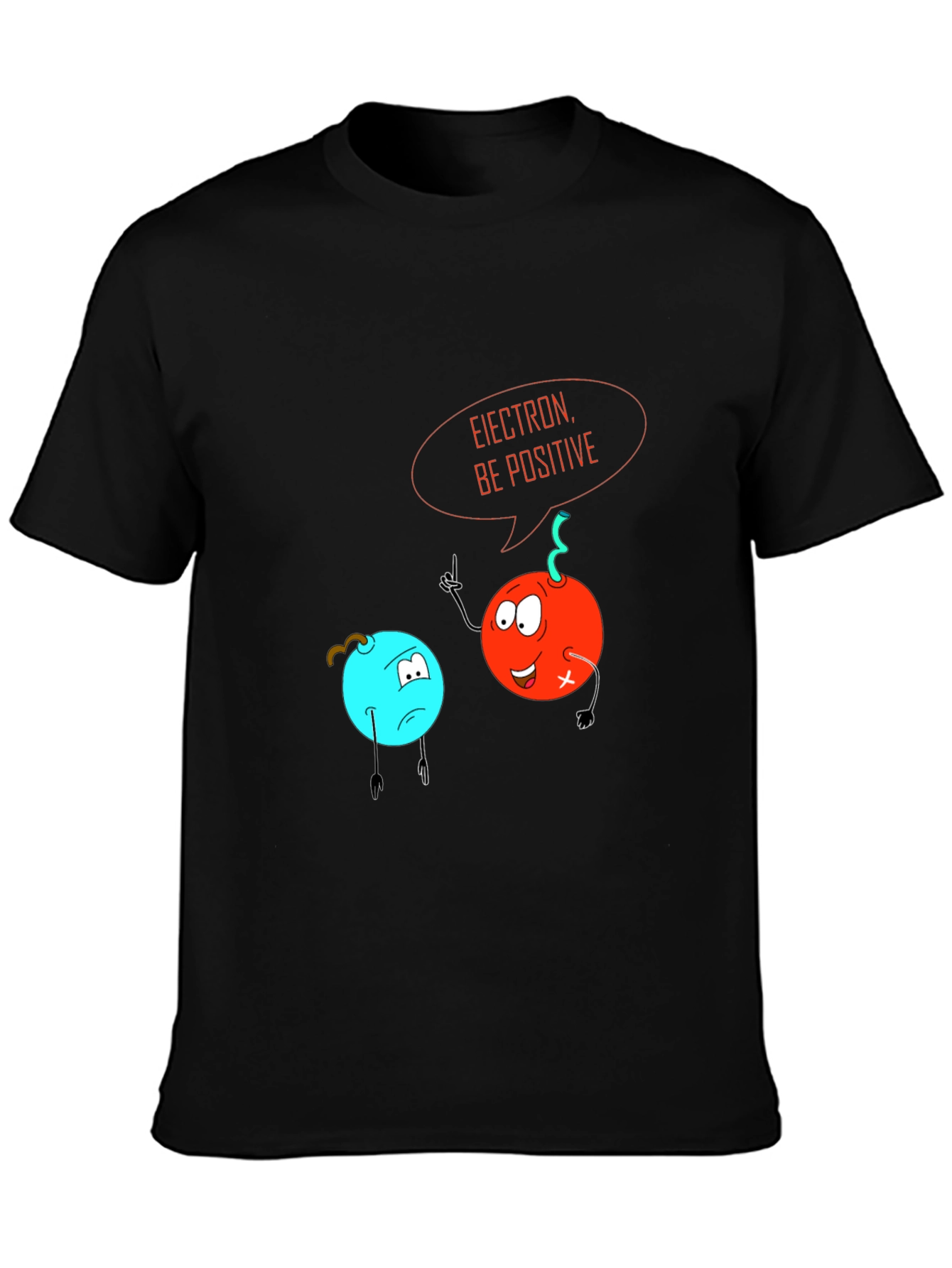 Electron Be Positive Graphic T-Shirt