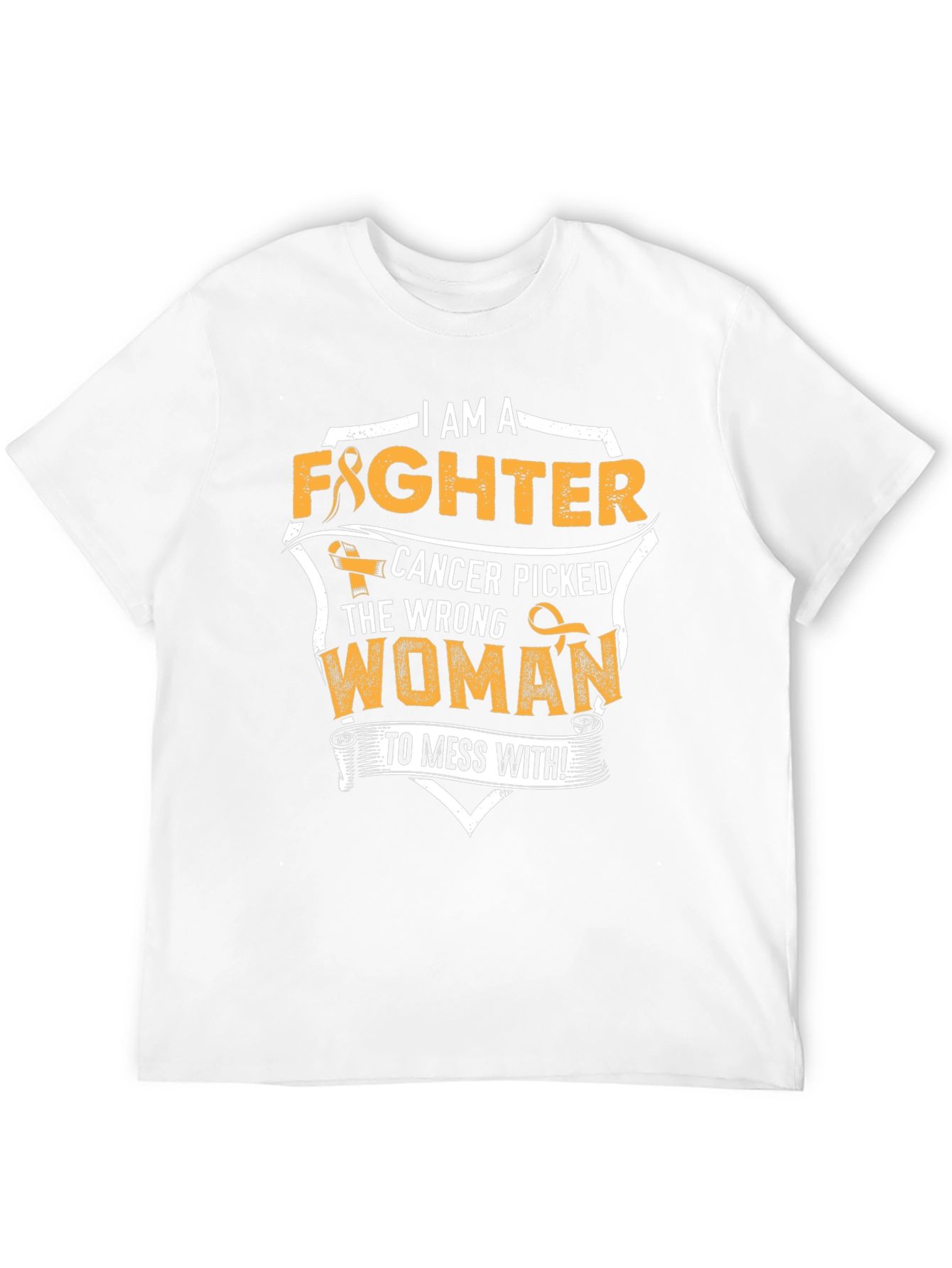 I Am A Fighter Cancer Awareness Graphic Tee