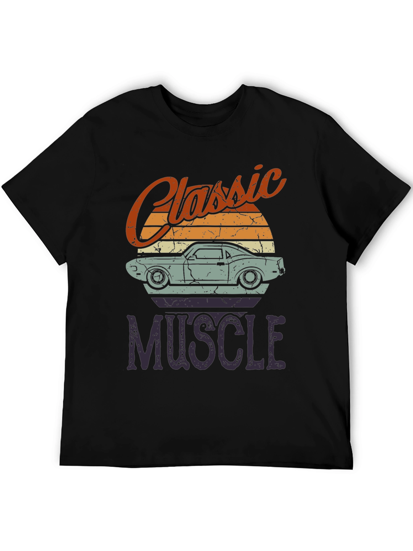 Classic Muscle Car Graphic T-Shirt