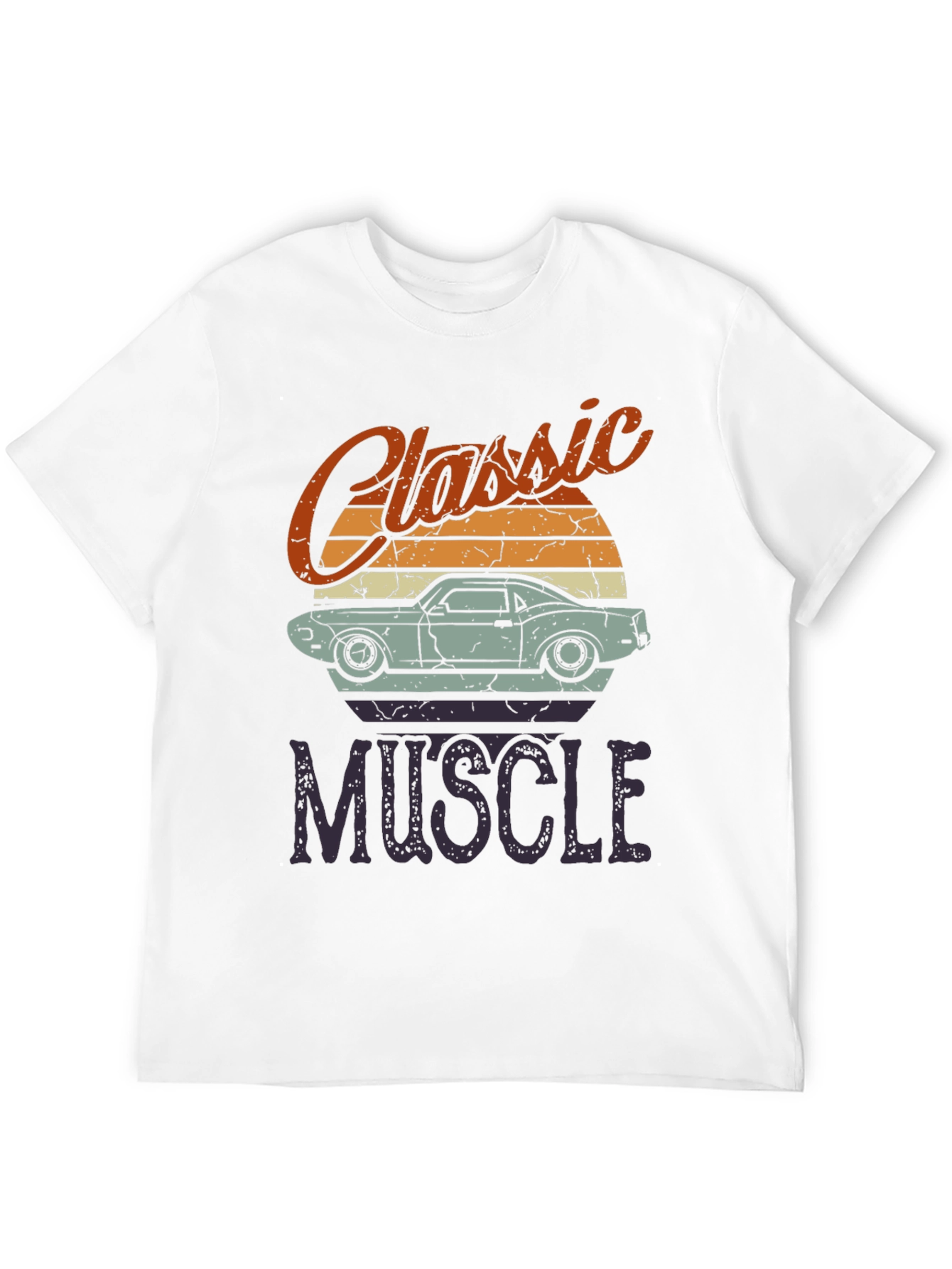 Classic Muscle Car Graphic T-Shirt