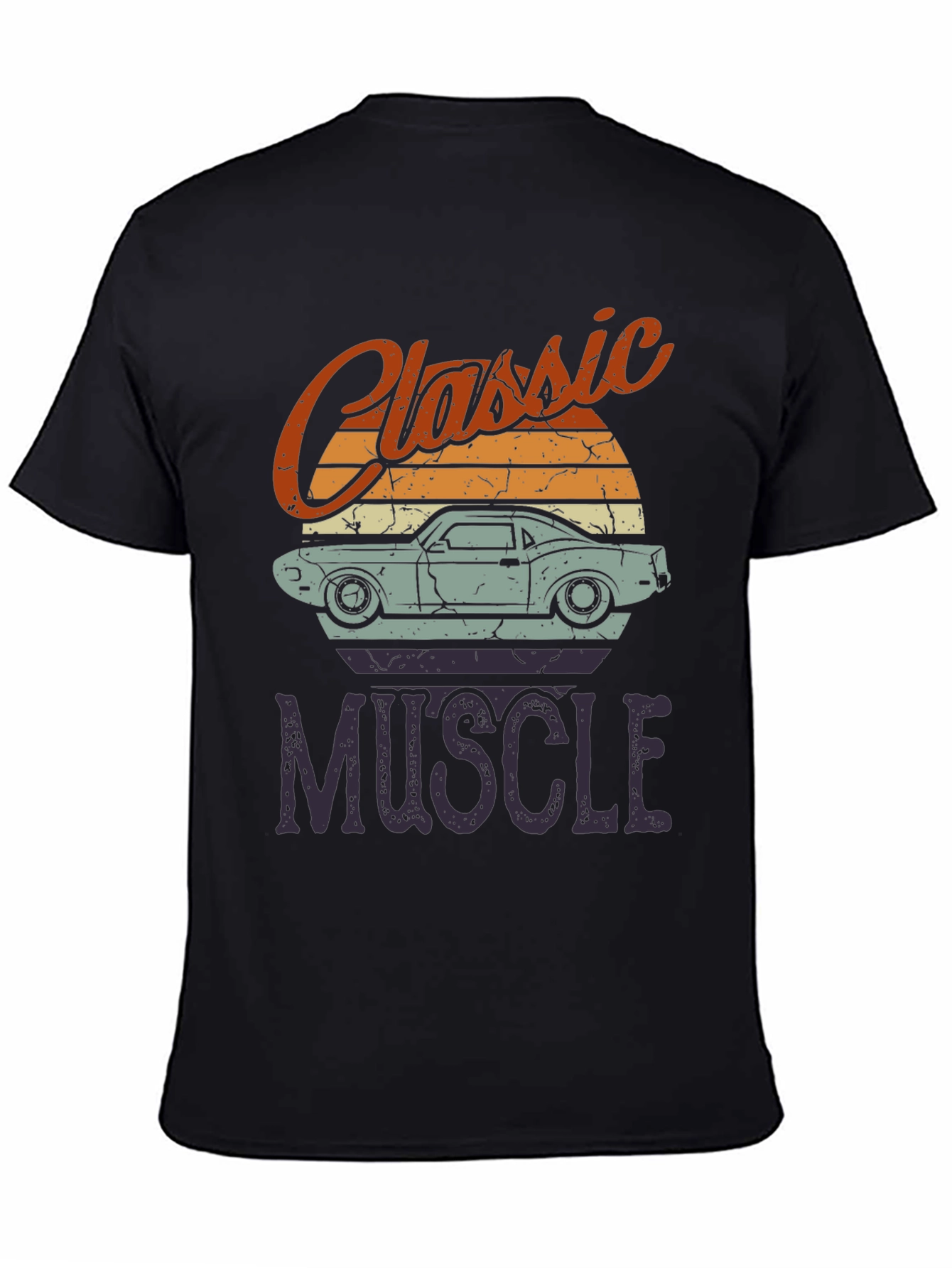 Classic Muscle Car Graphic T-Shirt
