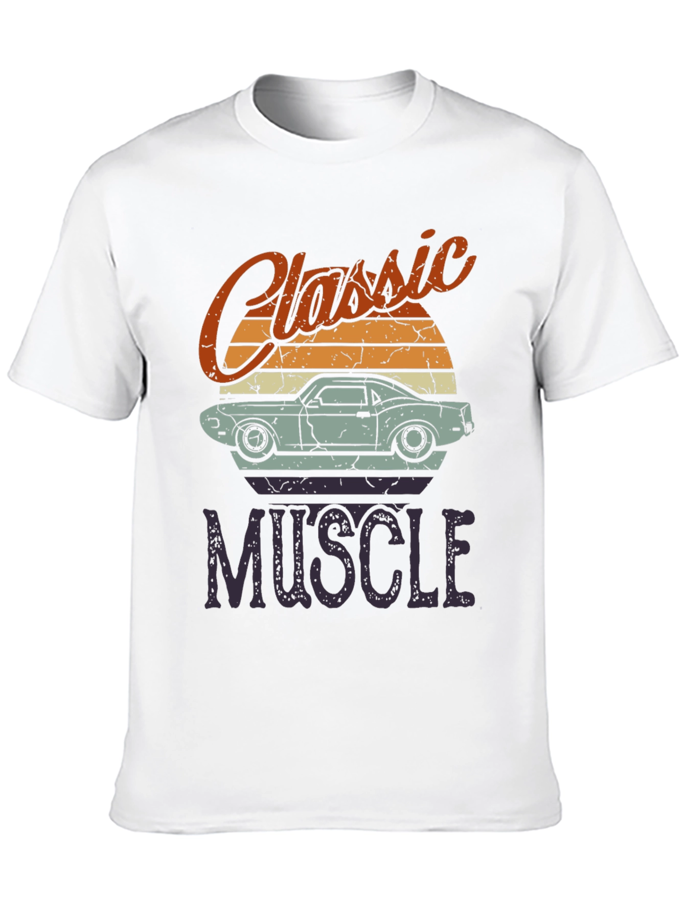 Classic Muscle Car Graphic T-Shirt