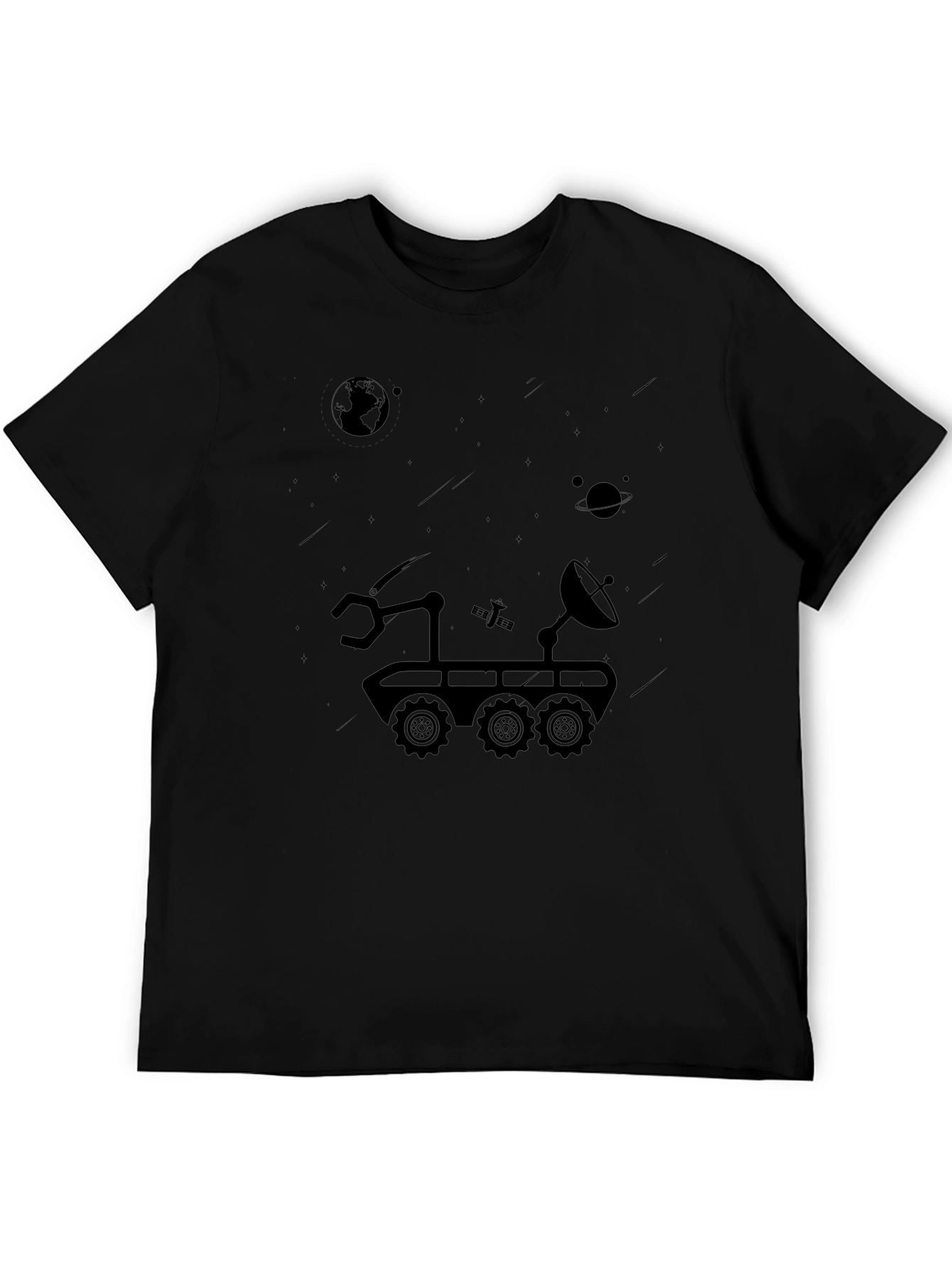 Space Rover Graphic T-Shirt - Explore the Cosmos!