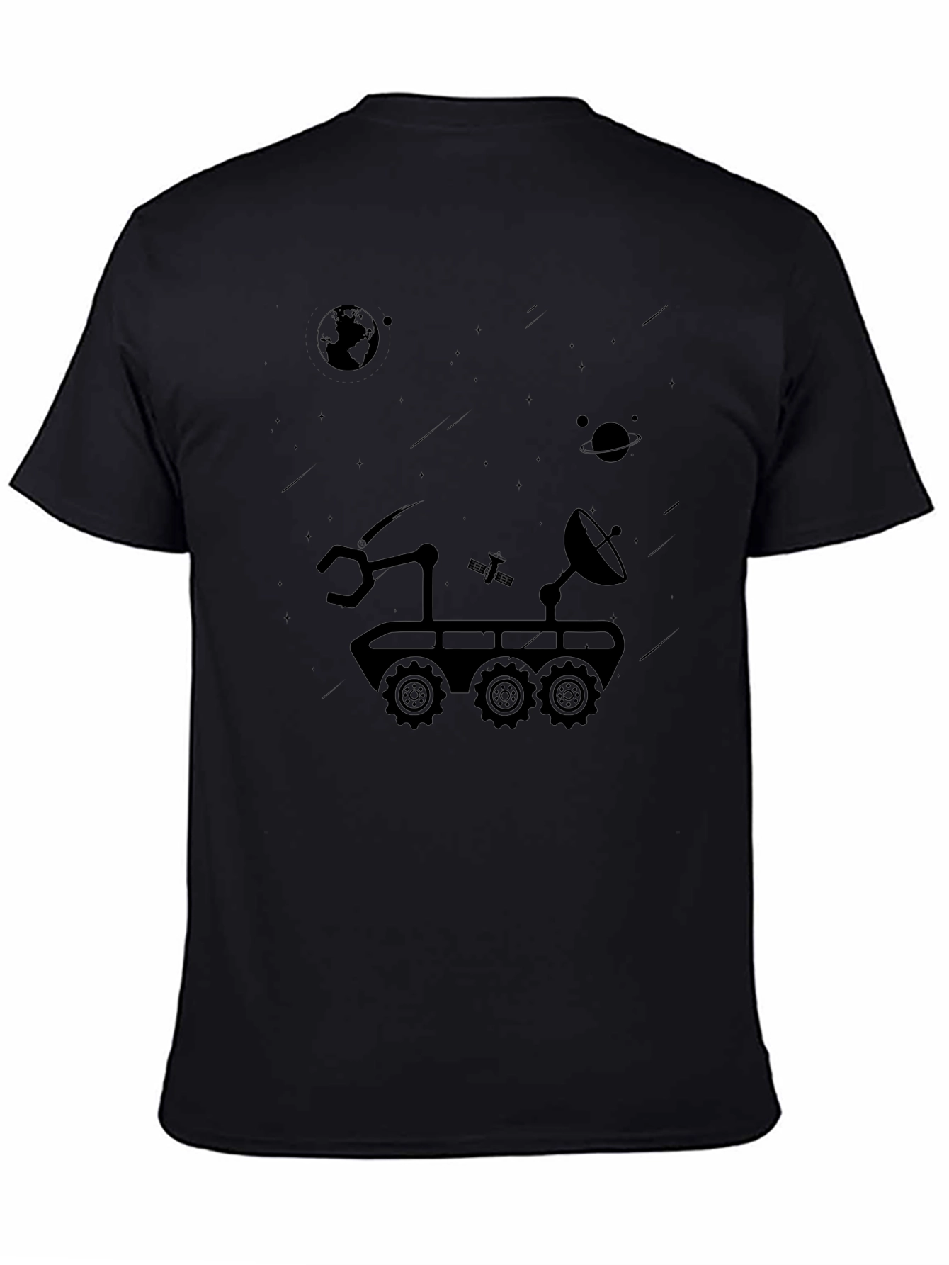 Space Rover Graphic T-Shirt - Explore the Cosmos!