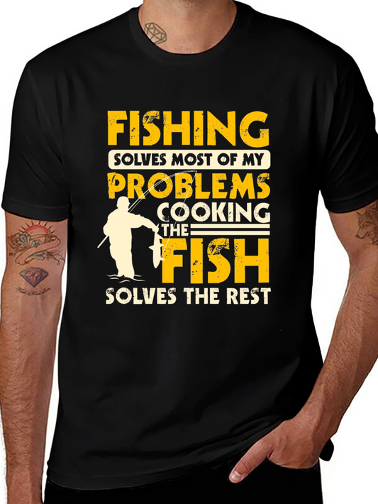 Fishing Solves Problems T-Shirt