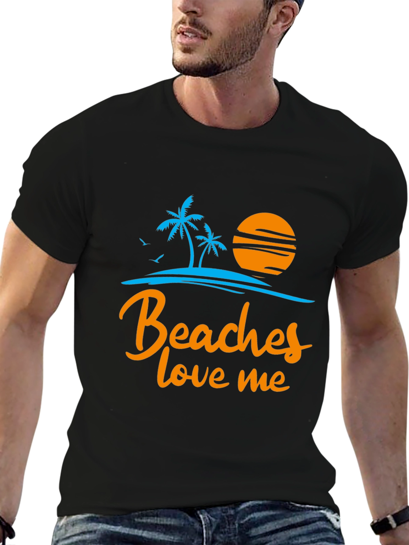 Beaches Love Me Graphic T-Shirt - Island Vibes