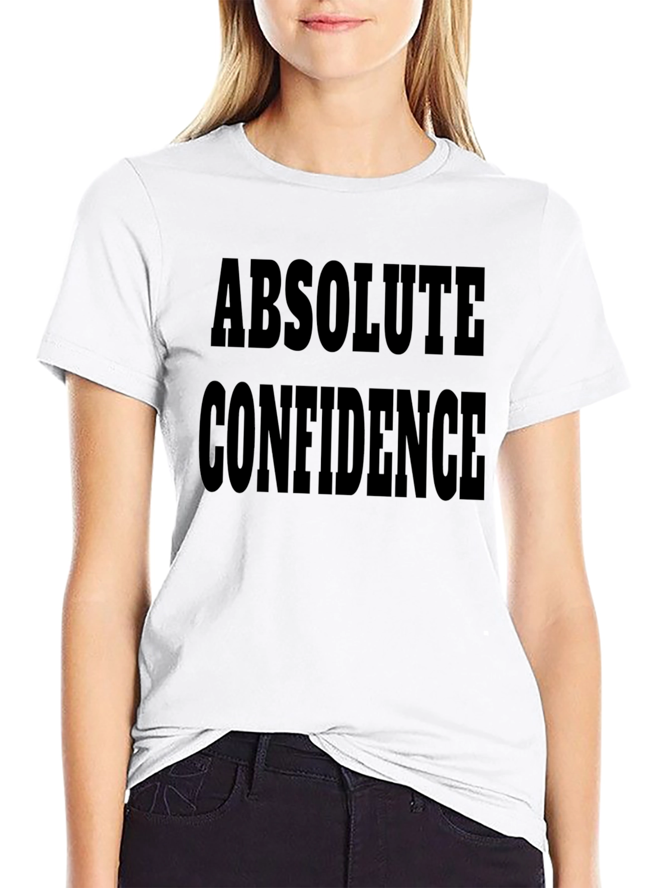 Absolute Confidence Graphic Tee - Black