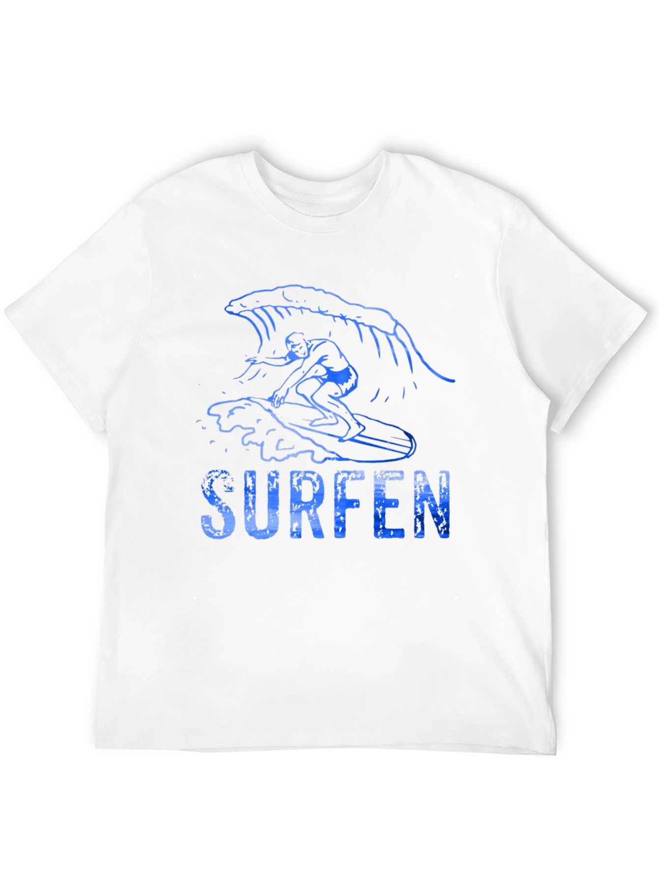Surfen Graphic T-Shirt - Black Cotton