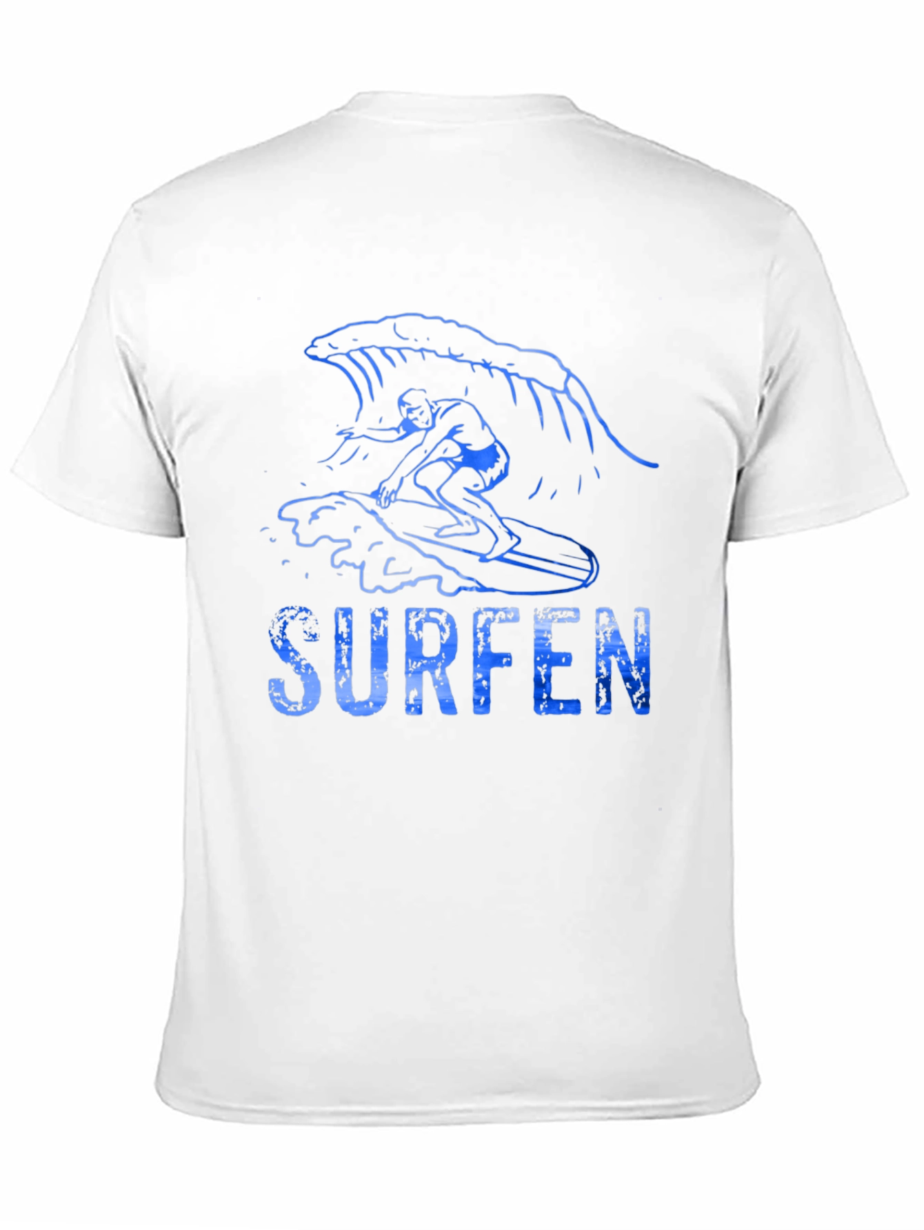 Surfen Graphic T-Shirt - Black Cotton